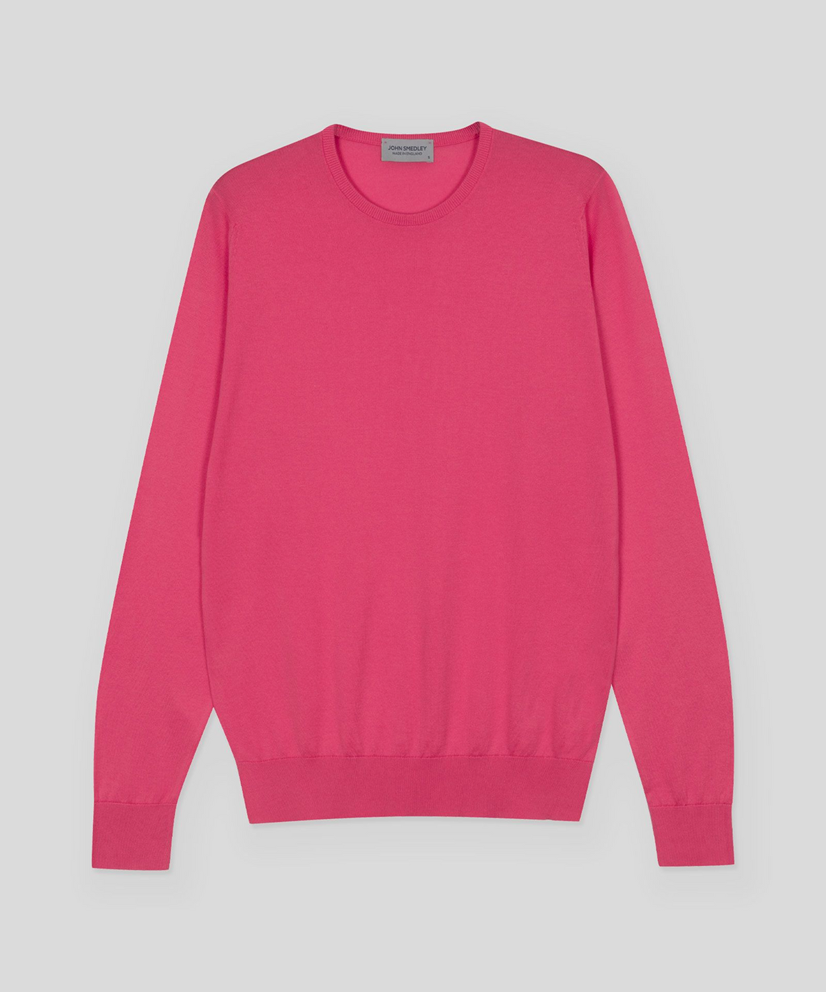 존 스메들리(JOHN SMEDLEY) HATFIELD Sea Island Cotton Round Neck Seasonal 10 Colors