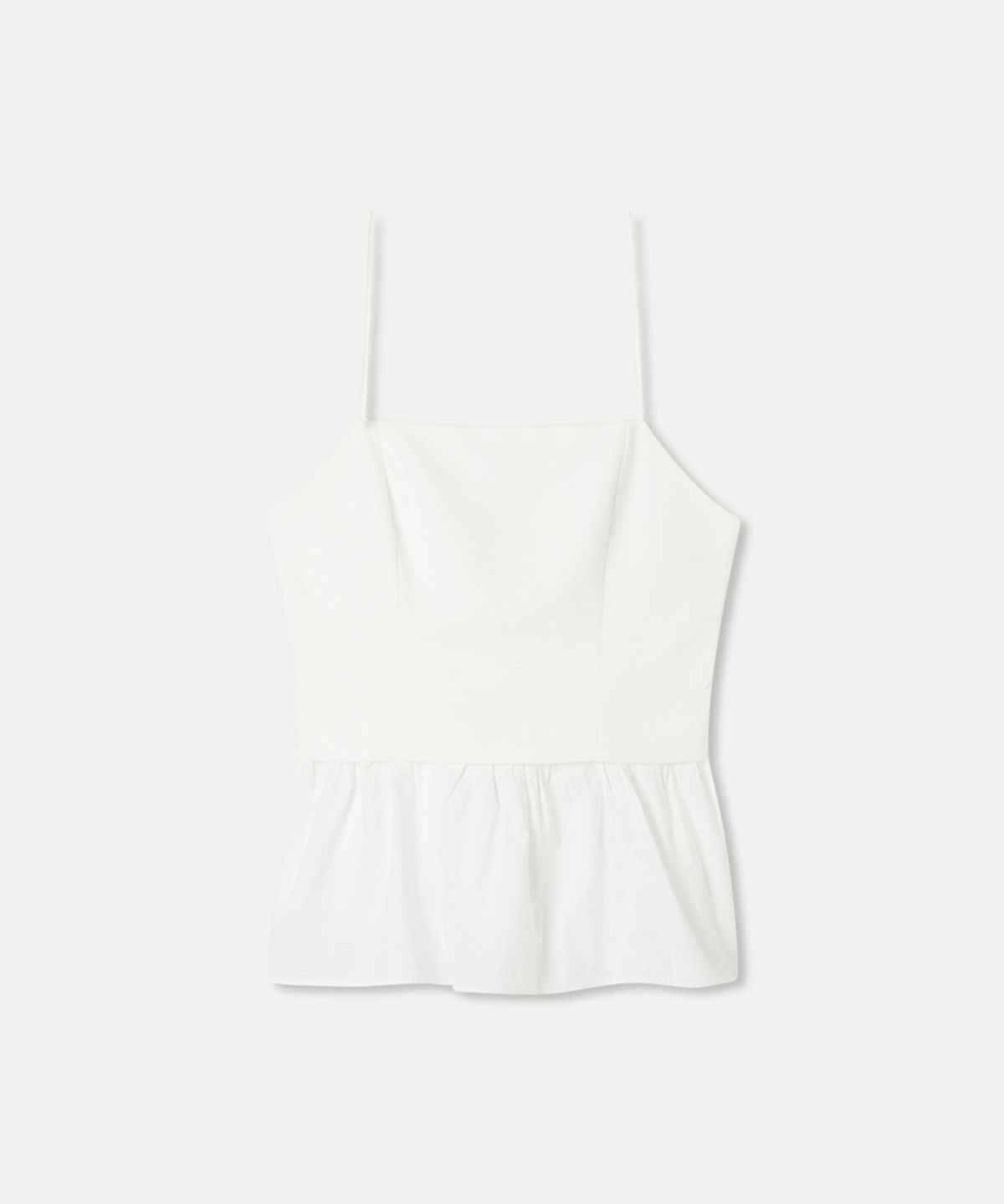 미쏘(MIXXO) 밑단 러플 뷔스티에_MIWBNG301B
