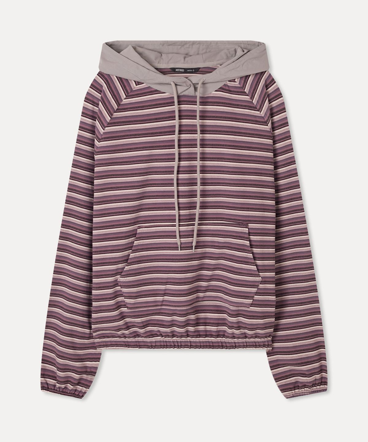 미쏘(MIXXO) 스트라이프 후드 티셔츠 RE LWG249A_MIWLWG36QA