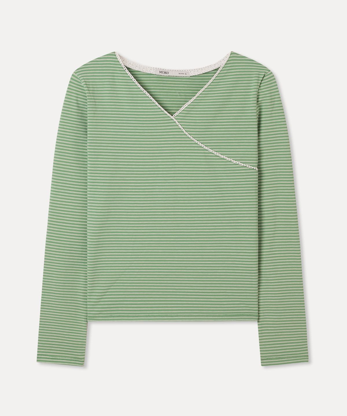 미쏘(MIXXO) 스트라이프 긴팔 티셔츠_MIWLWG422A