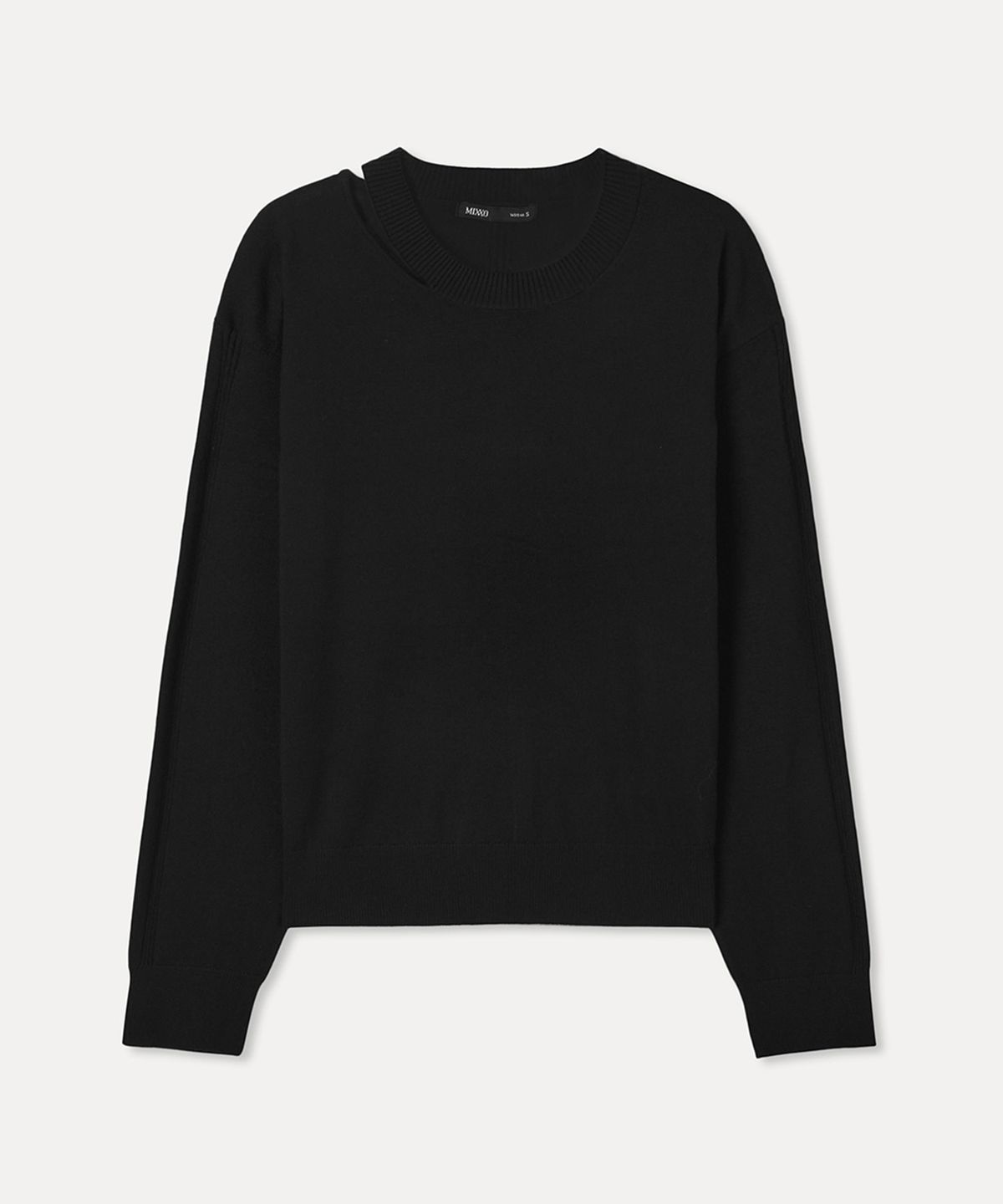 미쏘(MIXXO) 넥 포인트 풀오버_MIWKAG321T