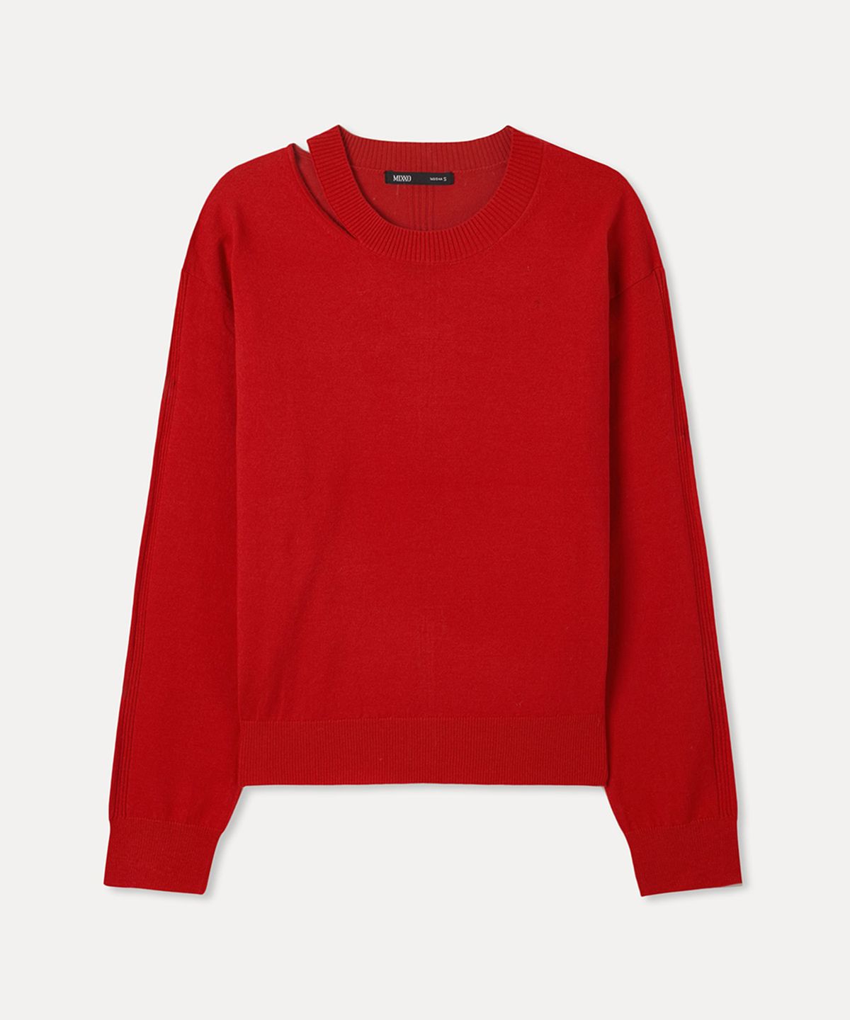 미쏘(MIXXO) 넥 포인트 풀오버_MIWKAG321T