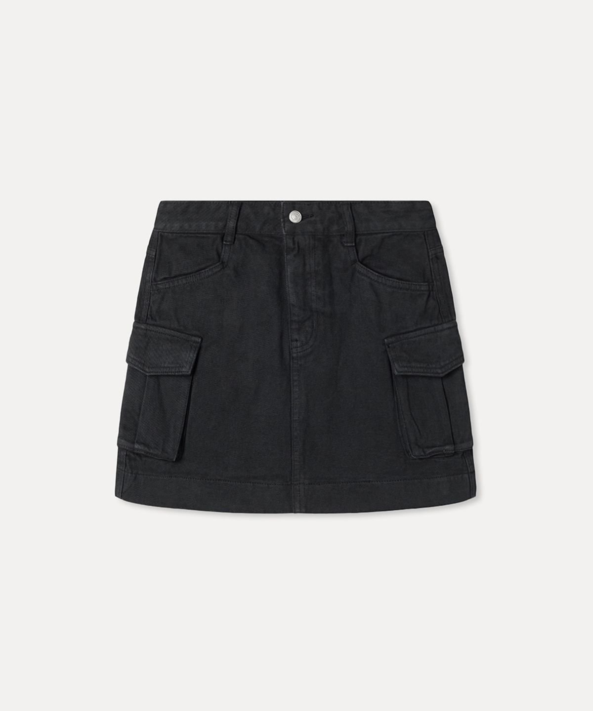 미쏘(MIXXO) 카고 데님 스커트_MIWWHG413J