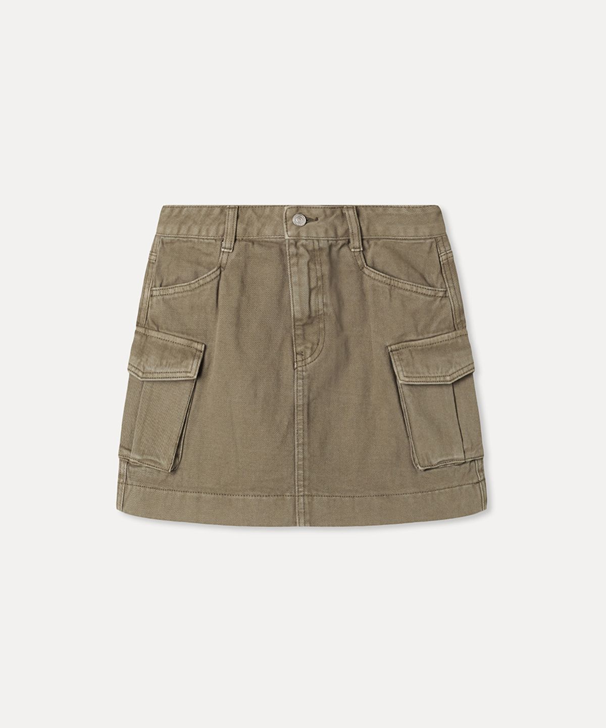 미쏘(MIXXO) 카고 데님 스커트_MIWWHG413J