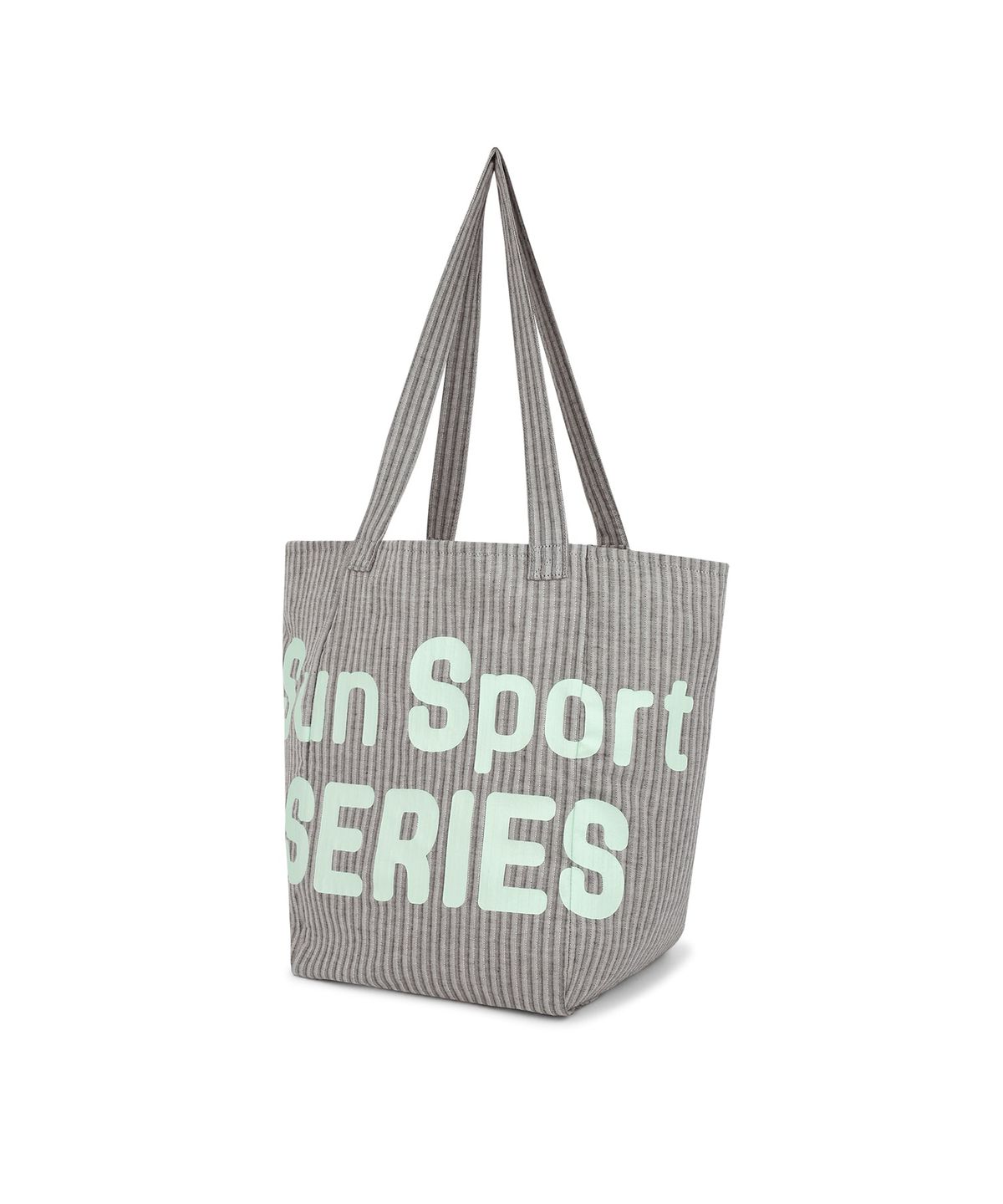 썬러브투어(SUNLOVETOUR) SSS Cotton Tote Grey Stripe