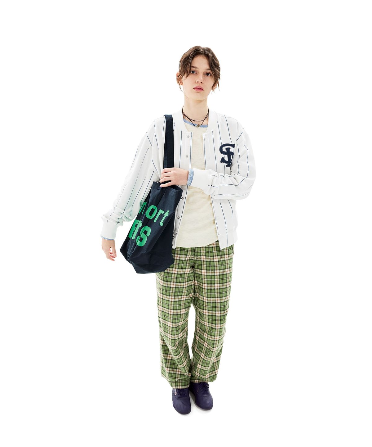썬러브투어(SUNLOVETOUR) SSS Cotton Tote Navy