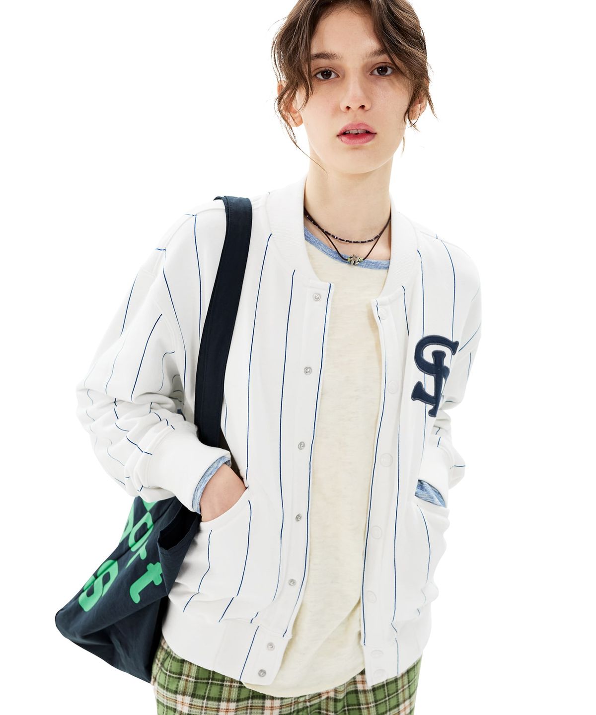 썬러브투어(SUNLOVETOUR) SSS Cotton Tote Navy