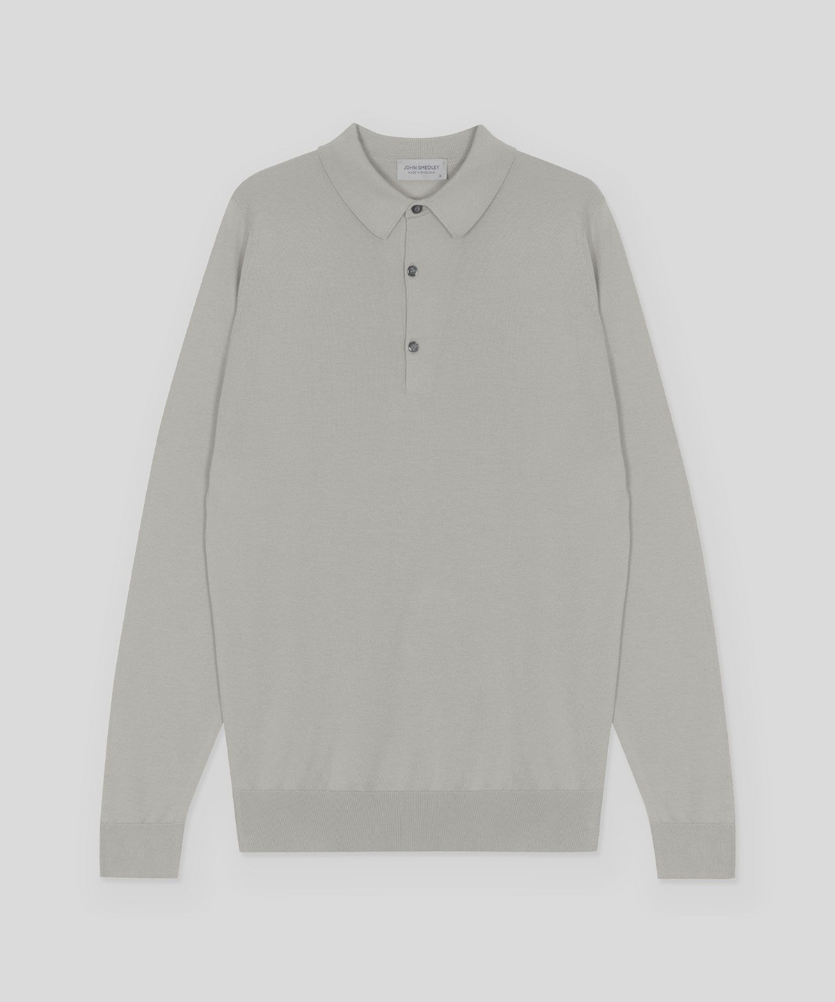 존 스메들리(JOHN SMEDLEY) BRADWELL Sea Island Cotton Long Sleeves Polo Shirt Core 10 Colors
