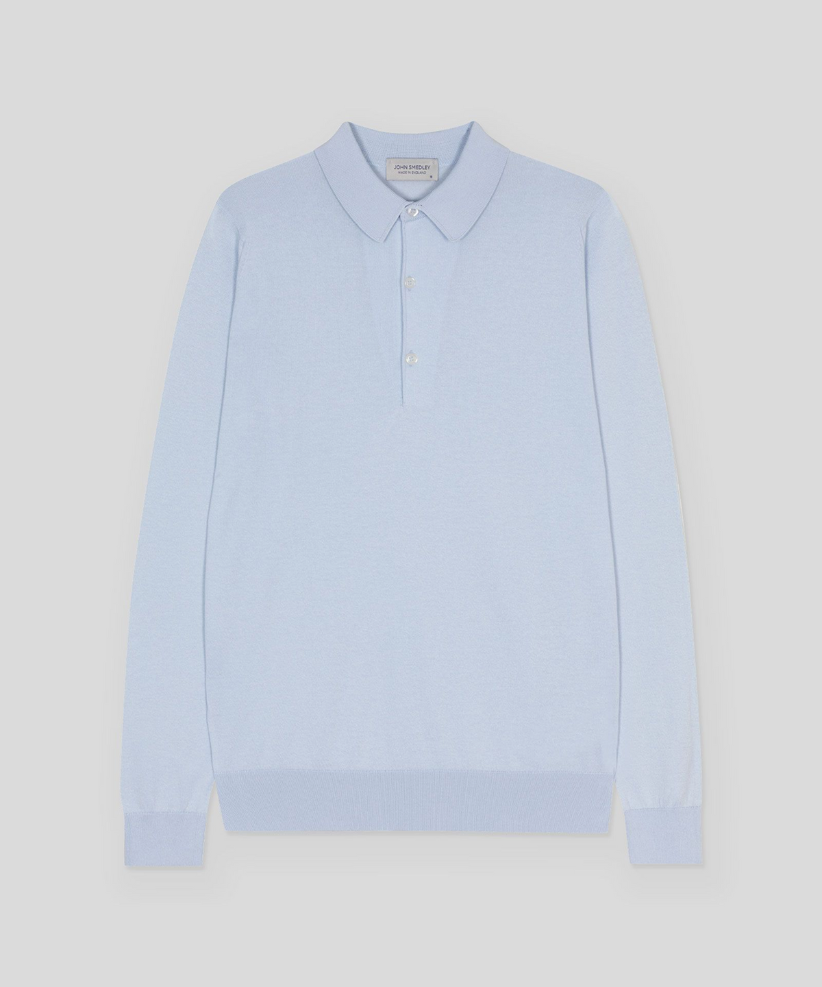 존 스메들리(JOHN SMEDLEY) BRADWELL Sea Island Cotton Long Sleeves Polo Shirt Seasonal 11 Colors