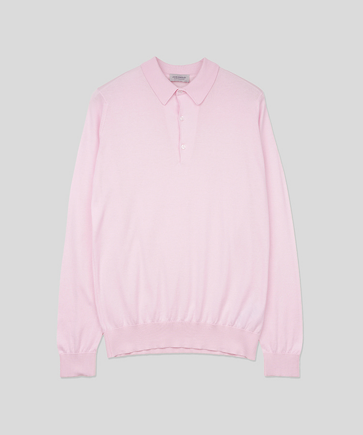 존 스메들리(JOHN SMEDLEY) BRADWELL Sea Island Cotton Long Sleeves Polo Shirt Heritage One 9 Colors