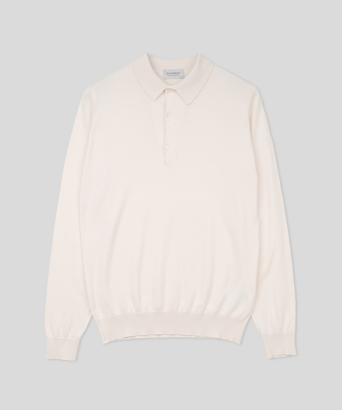 존 스메들리(JOHN SMEDLEY) BRADWELL Sea Island Cotton Long Sleeves Polo Shirt Heritage One 9 Colors