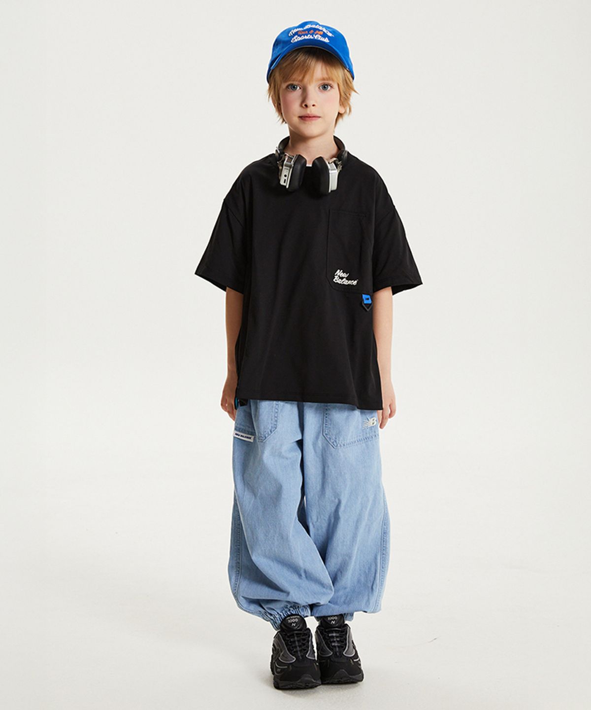 뉴발란스 키즈(NEWBALANCEKIDS) NBSC_아동 포켓 포인트 반팔 티셔츠 NK9EG2771U19