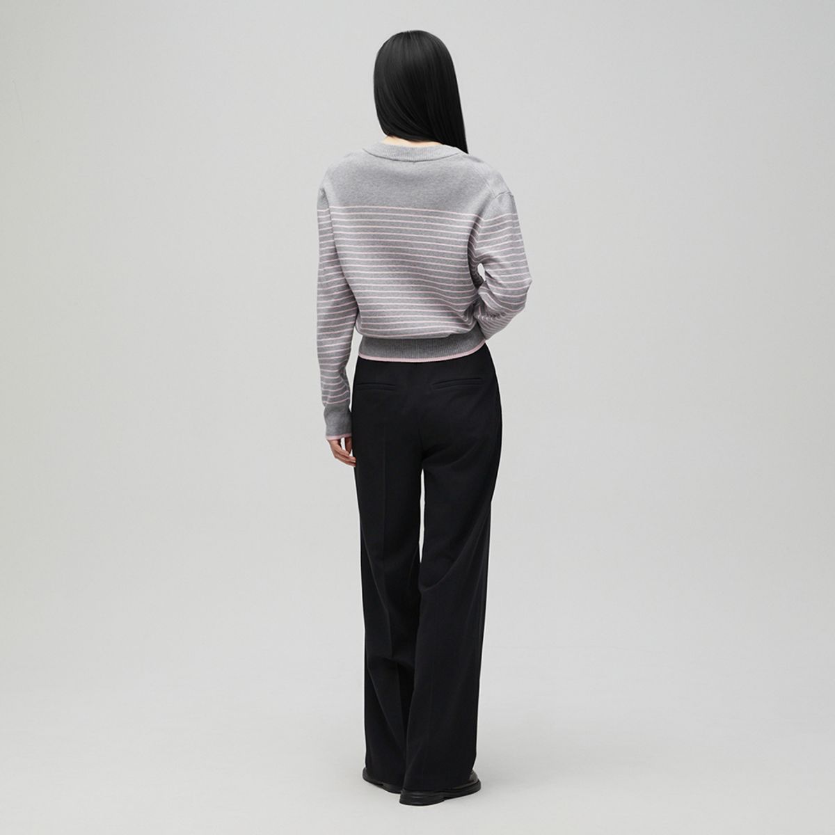랩(LAP) 베이직 일자핏 팬츠 AS7WP161