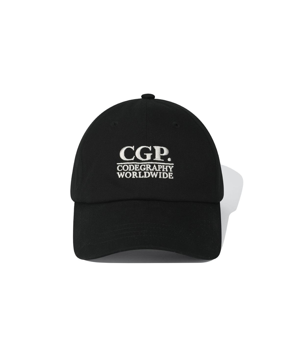 코드그라피(CGP) 스퀘어 로고 볼캡-블랙