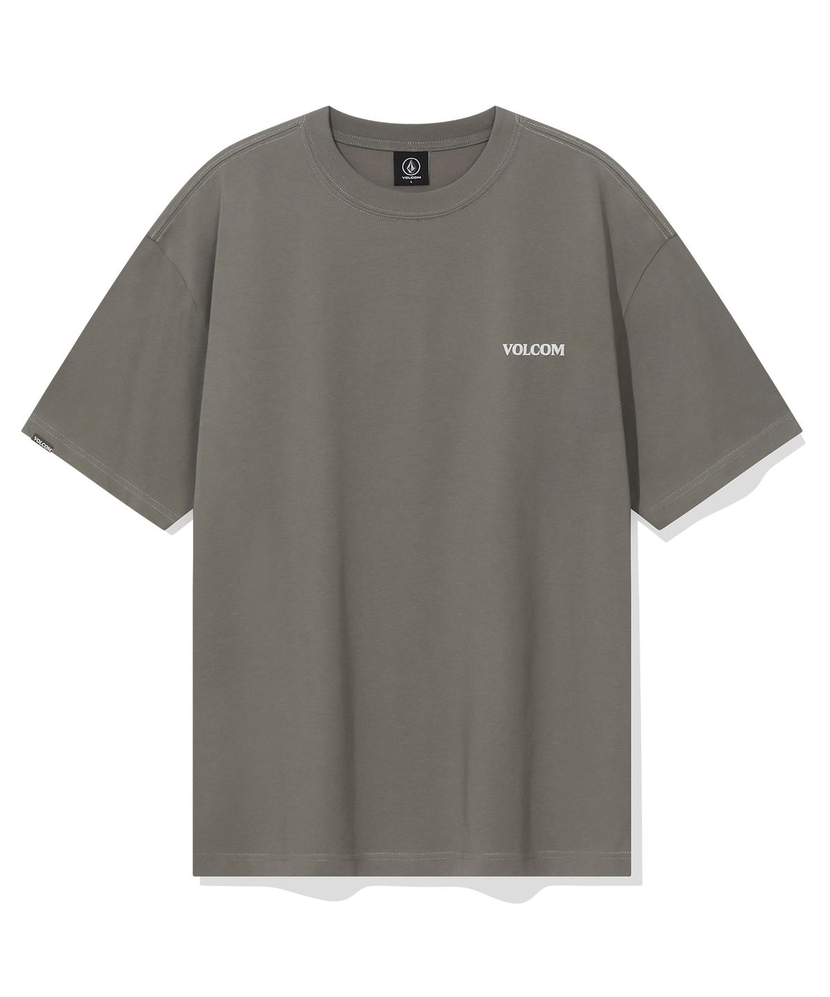 볼컴(VOLCOM) 캠프 스토니 오버핏 반팔티(라이트 카키)