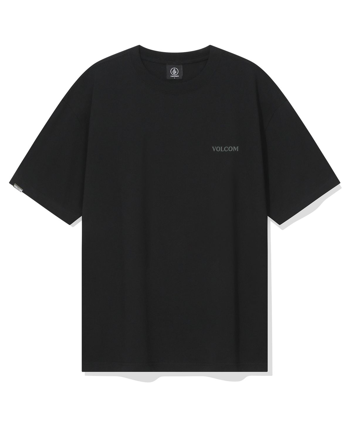 볼컴(VOLCOM) 캠프 스토니 오버핏 반팔티(블랙)