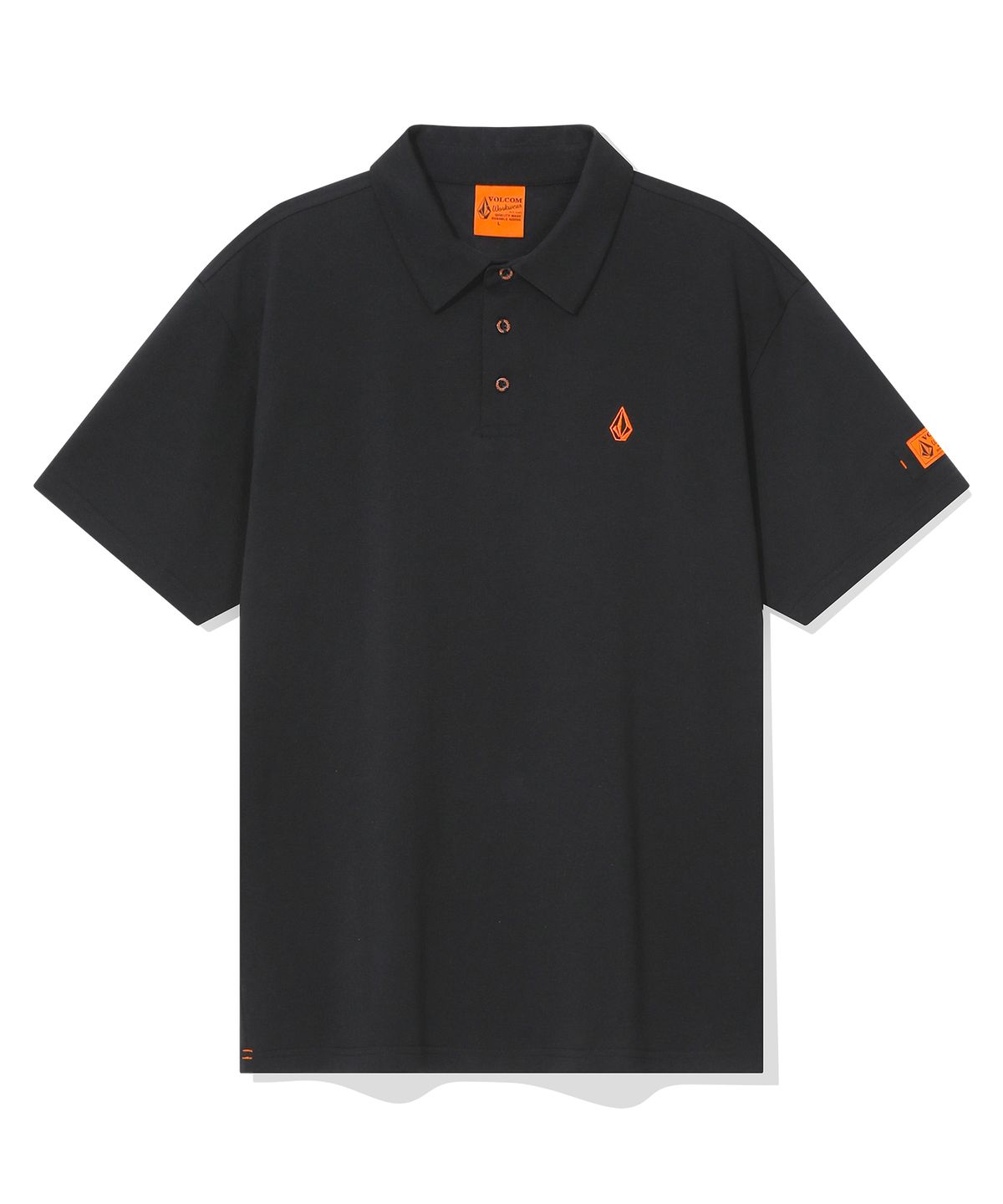 볼컴(VOLCOM) 워크웨어 피케 컴포트핏 폴로셔츠(블랙)