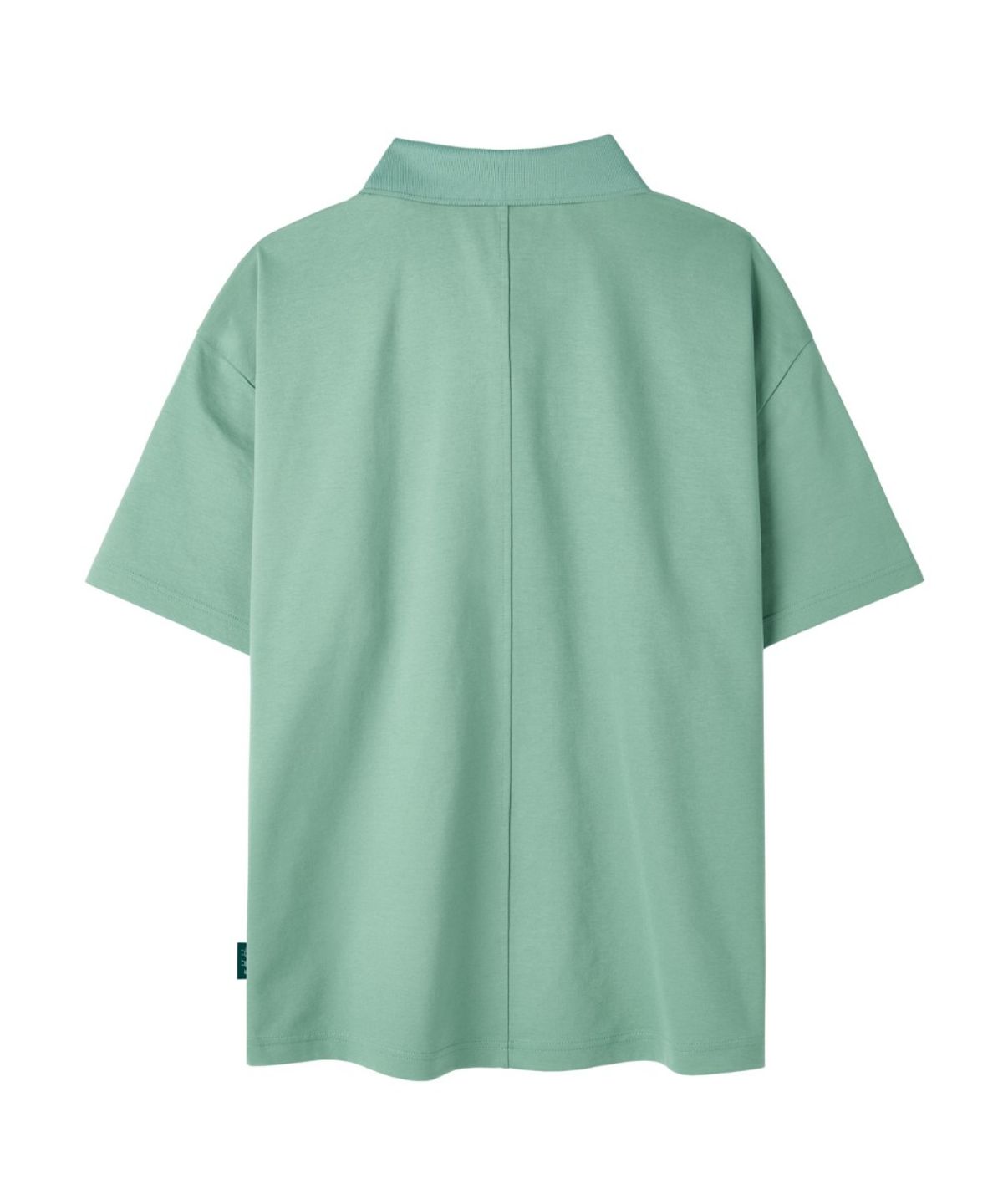 브롬톤 런던(BROMPTON LONDON) SUPIMA COLLAR T-SHIRT - GREEN (P262MPL136)