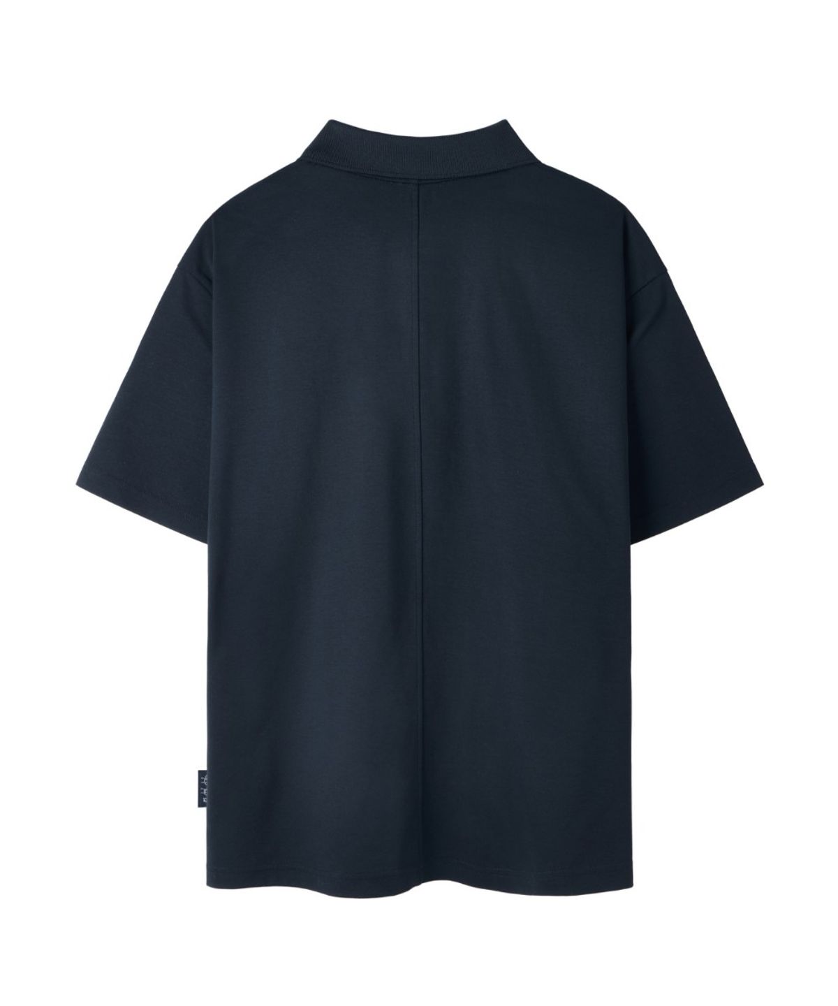 브롬톤 런던(BROMPTON LONDON) SUPIMA COLLAR T-SHIRT - D/NAVY (P262MPL136)
