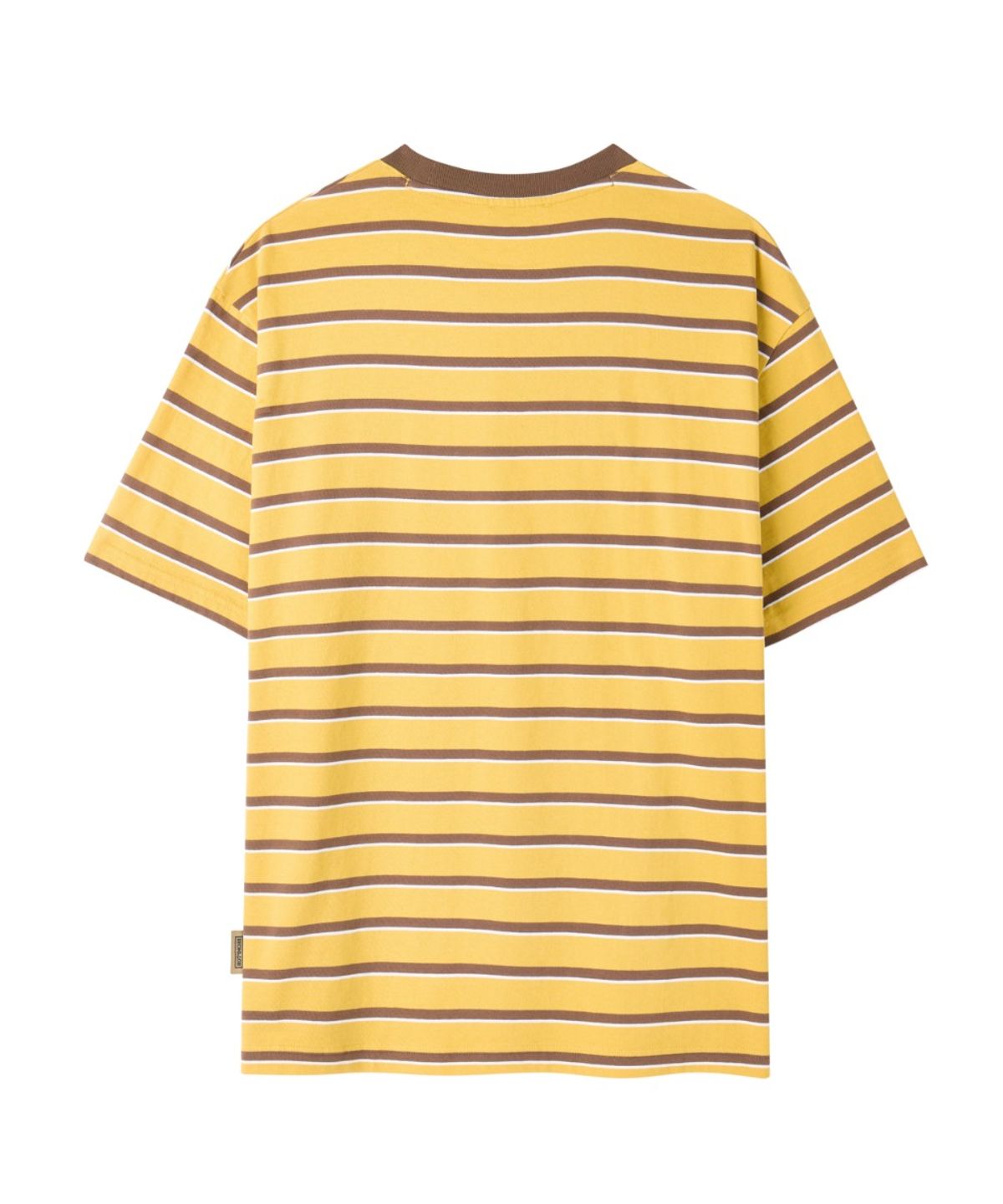 브롬톤 런던(BROMPTON LONDON) STRIPE HALF SLEEVE T-SHIRT - MUSTARD (P262UTS135)