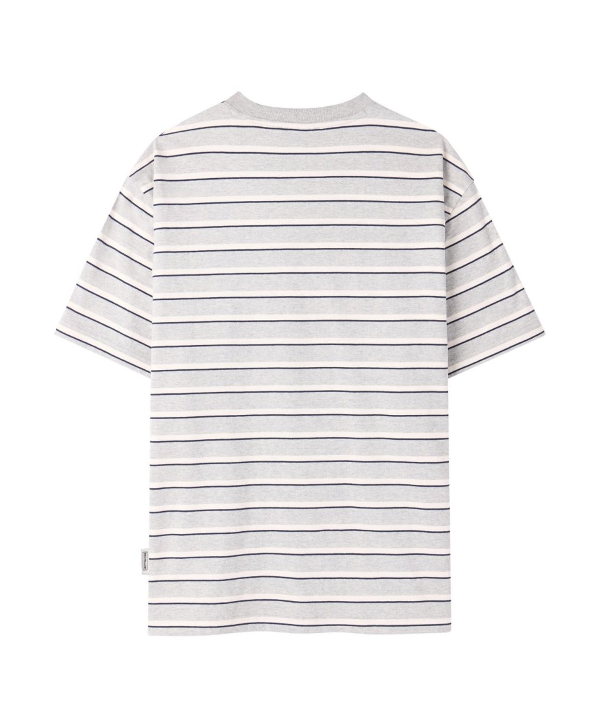 브롬톤 런던(BROMPTON LONDON) STRIPE HALF SLEEVE T-SHIRT - M/GREY (P262UTS135)