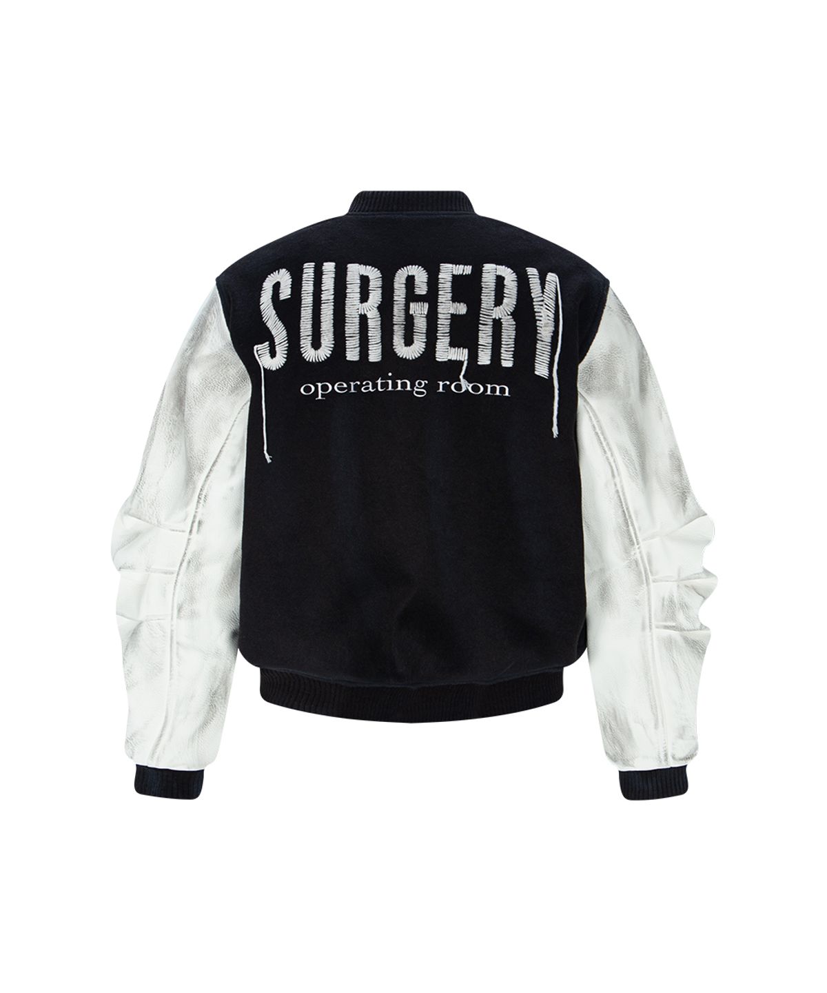 써저리(SURGERY) 클로버 펄스 바시티 자켓 더티