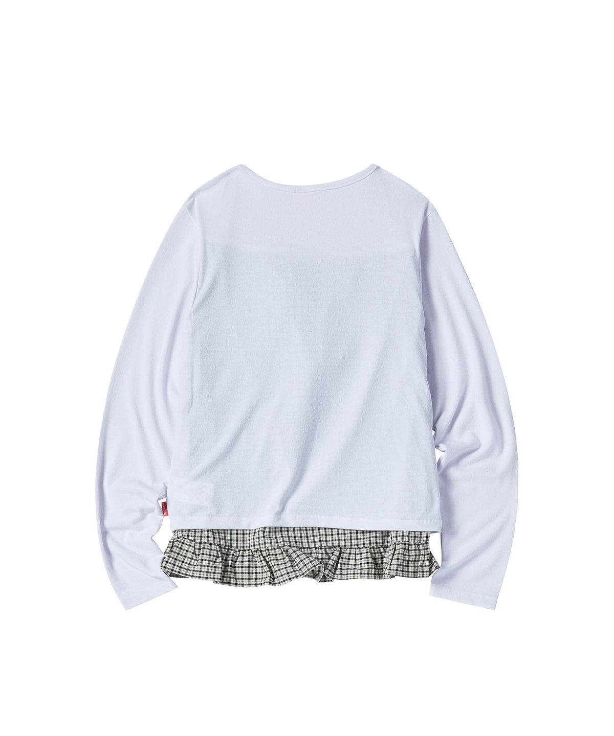 꼬모니노즈(COMONINOZ) W CHECK CARDIGAN [WHITE]
