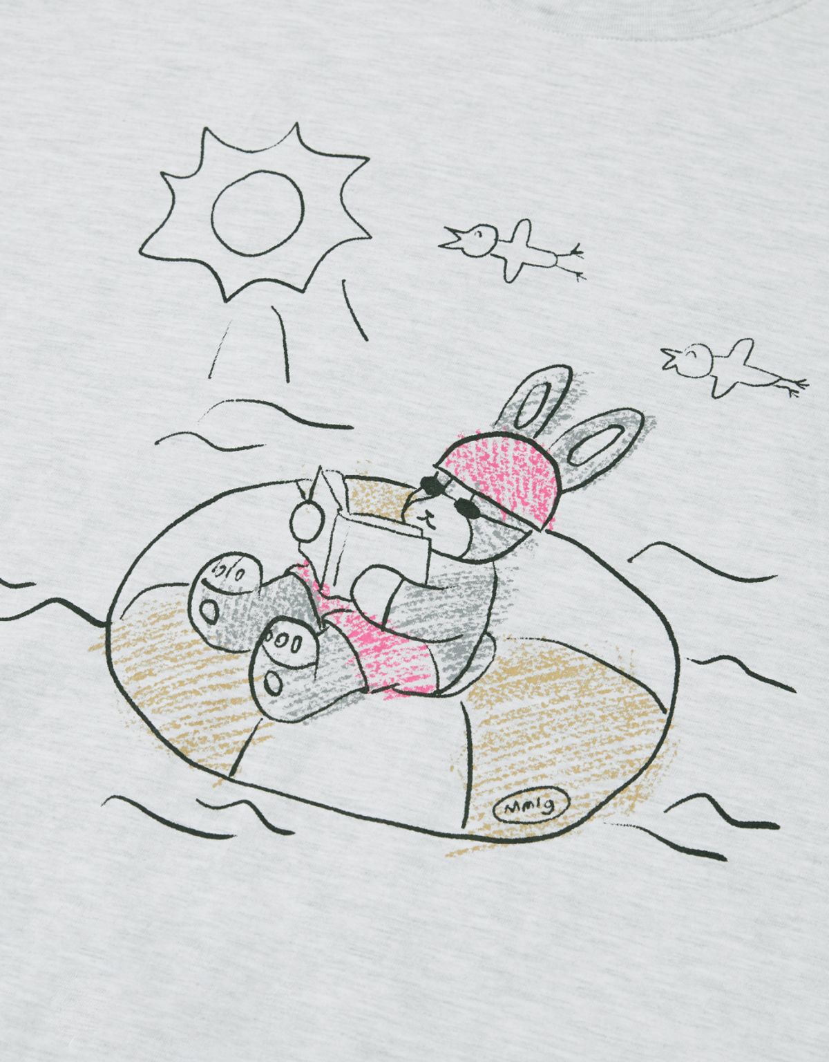 엠엠엘지(MMLG) MELGE DOODLE VACATION HF-T (ASH GREY)