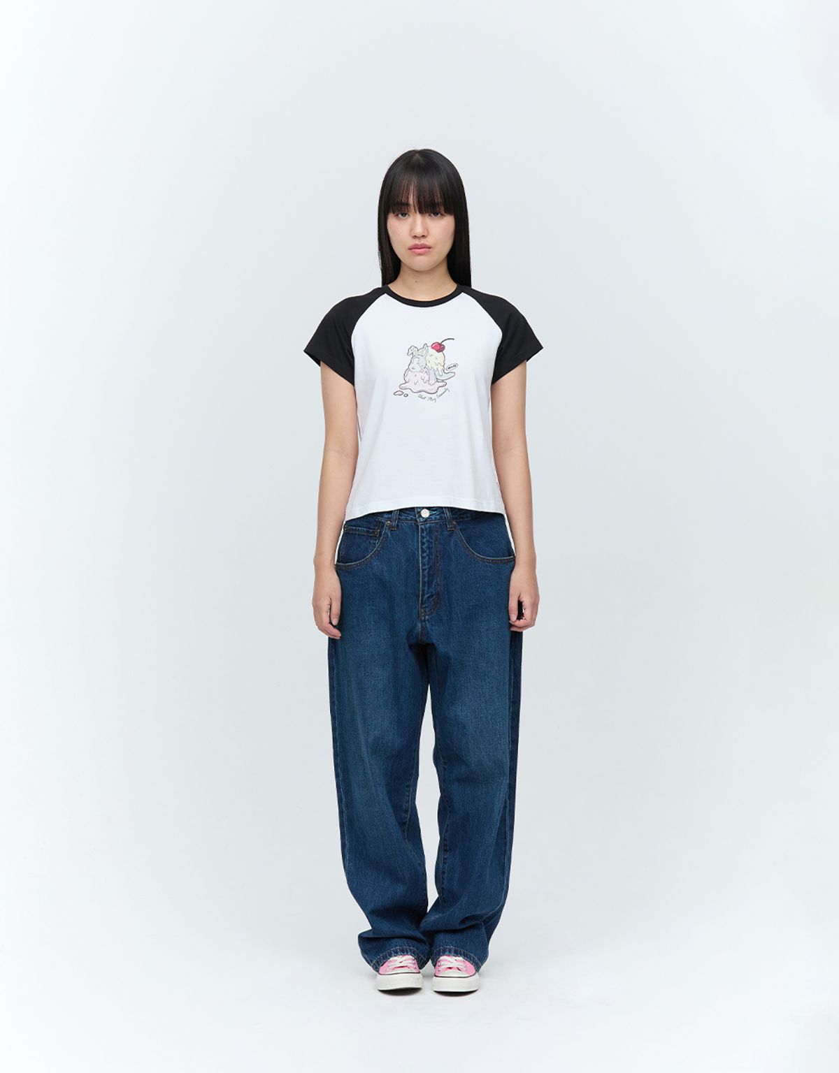 엠엠엘지(MMLG) MELGE MELTING RAGLAN HF-T (WHITE)