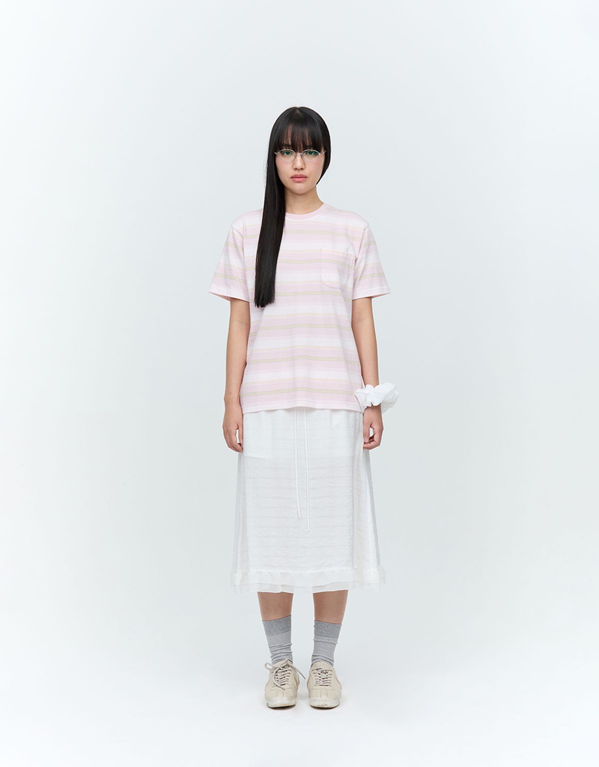 엠엠엘지(MMLG) VARIED STRIPE HF-T (PINK)