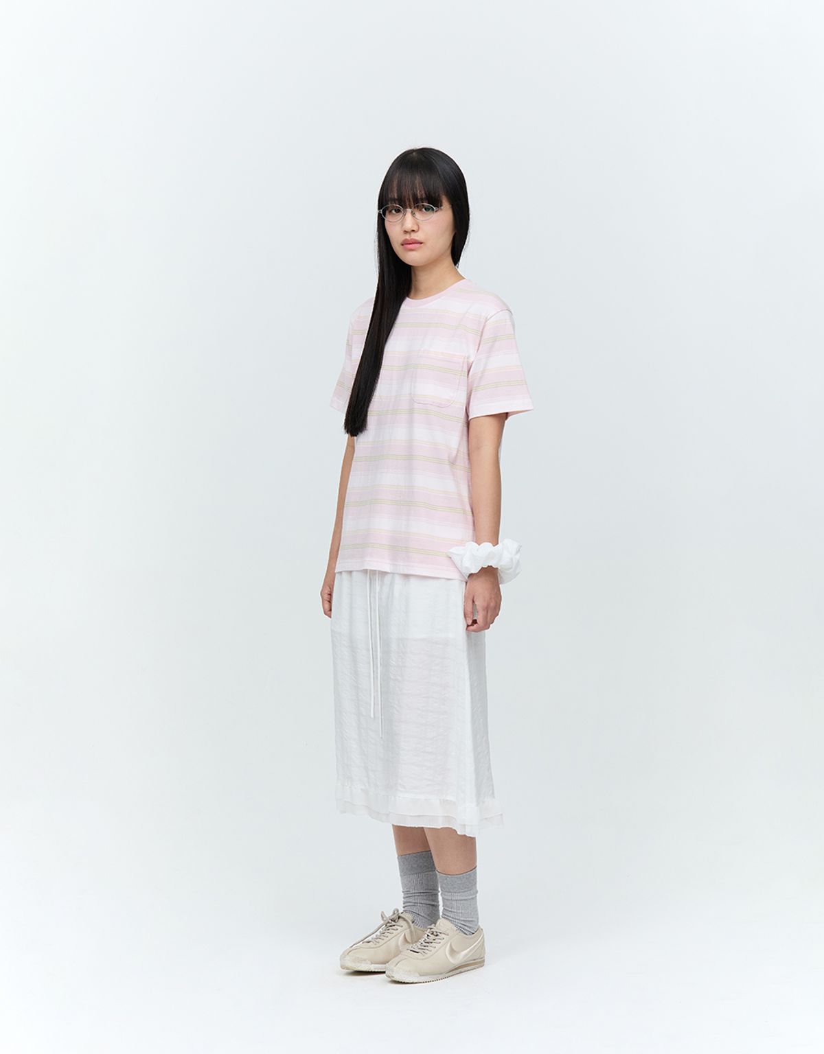 엠엠엘지(MMLG) VARIED STRIPE HF-T (PINK)