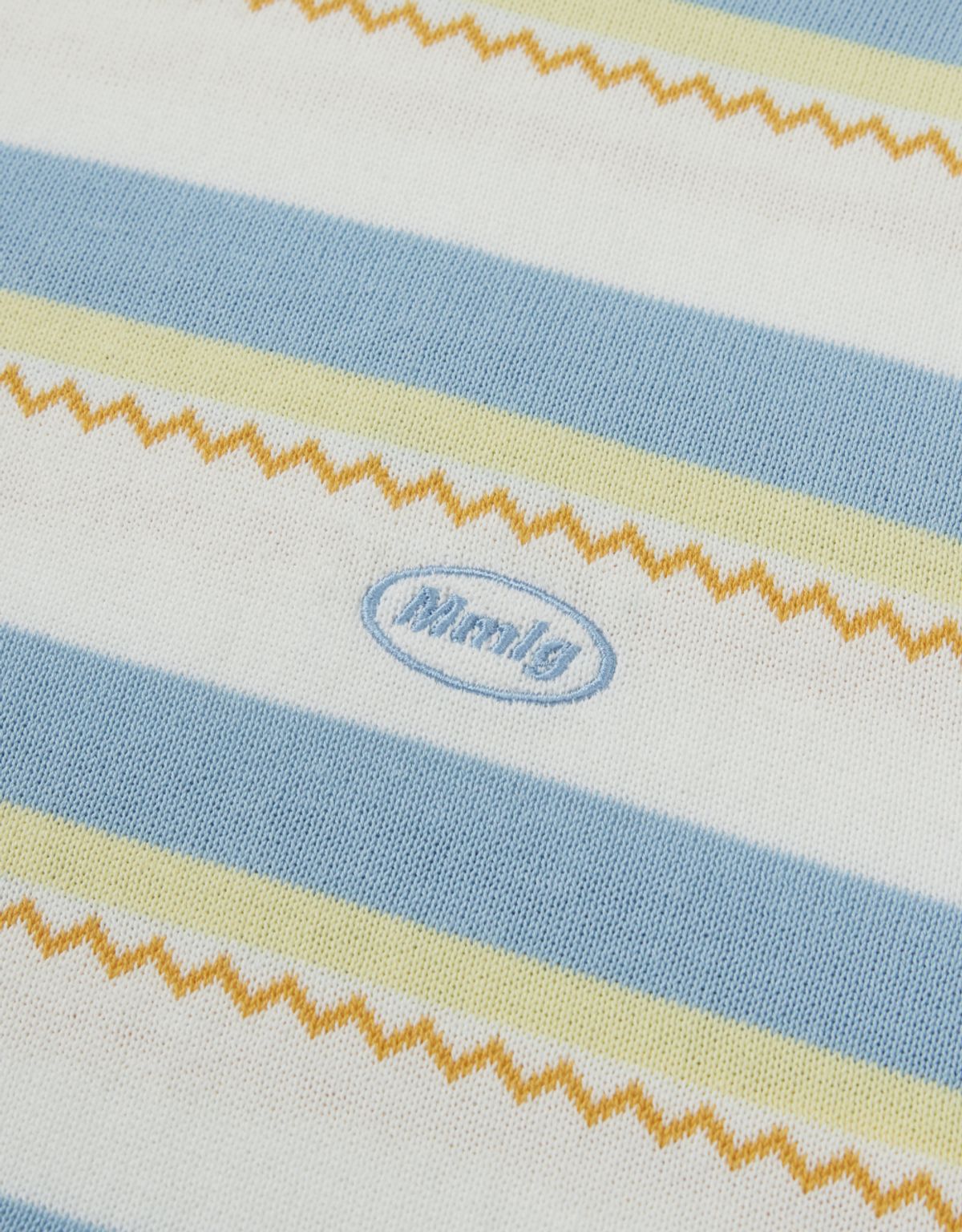 엠엠엘지(MMLG) CHEVRON STRIPE HF KNIT (IVORY)