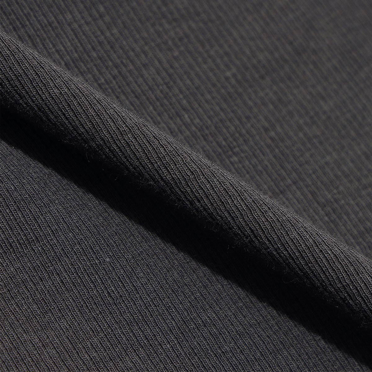 디오디(DOD) 여성) 골지 반팔 티셔츠(CHARCOAL)