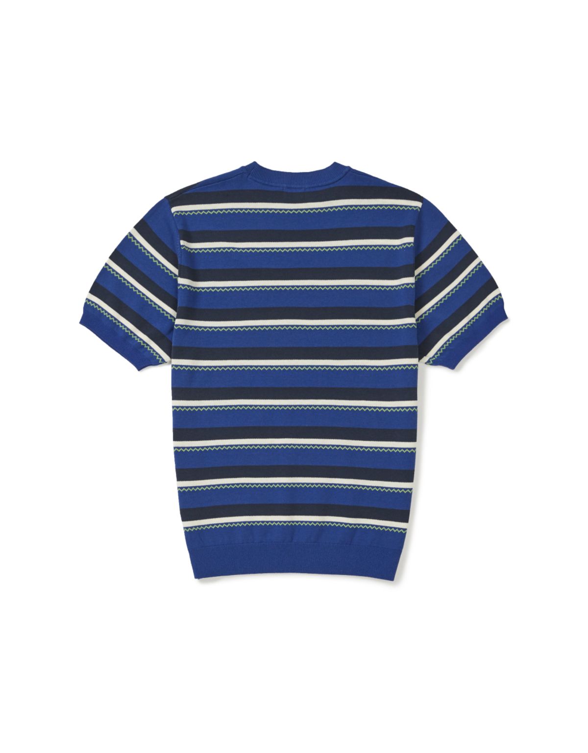 엠엠엘지(MMLG) CHEVRON STRIPE HF KNIT (BLUE)
