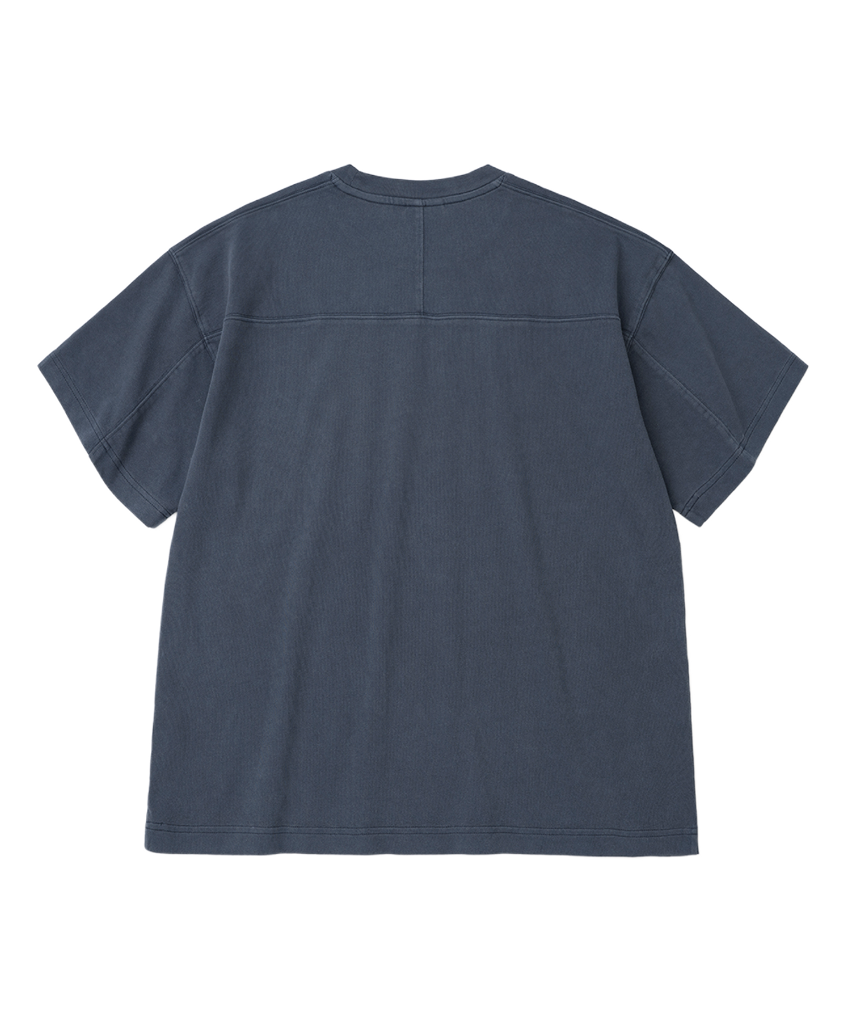 엑스오엑스(XOX) 피그먼트 워싱 뒷절개 반팔 티셔츠[NAVY]