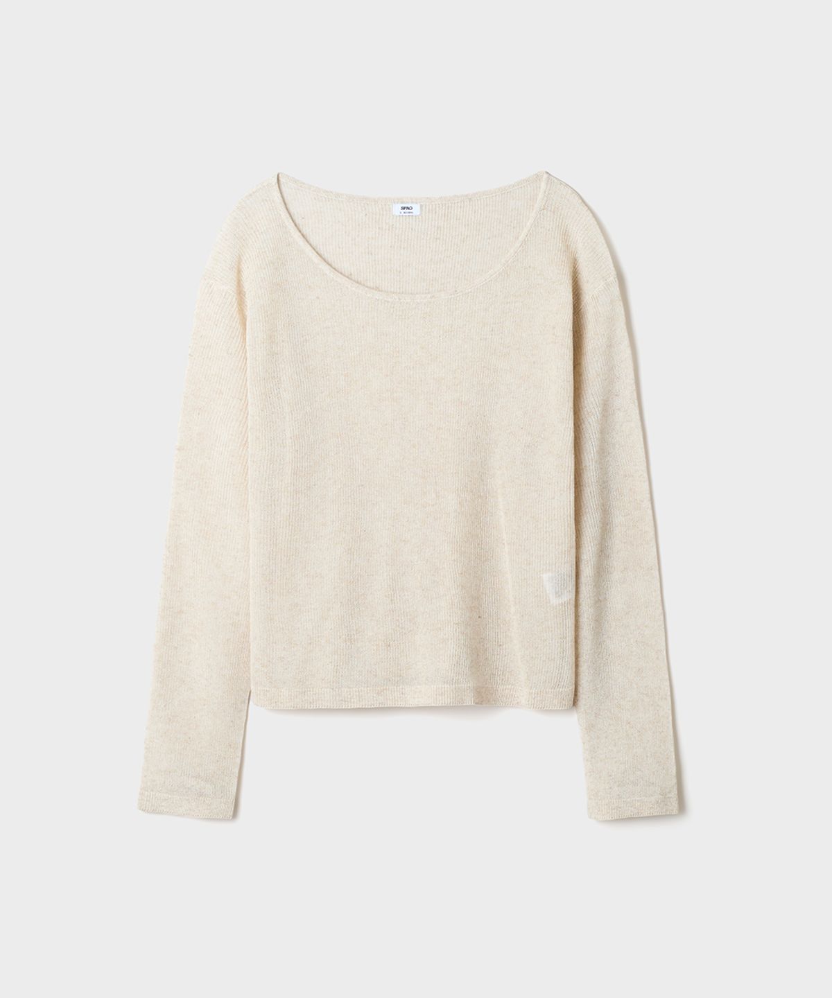스파오(SPAO) [COOL] 보트넥 루즈핏 니트_SPKWG24G02