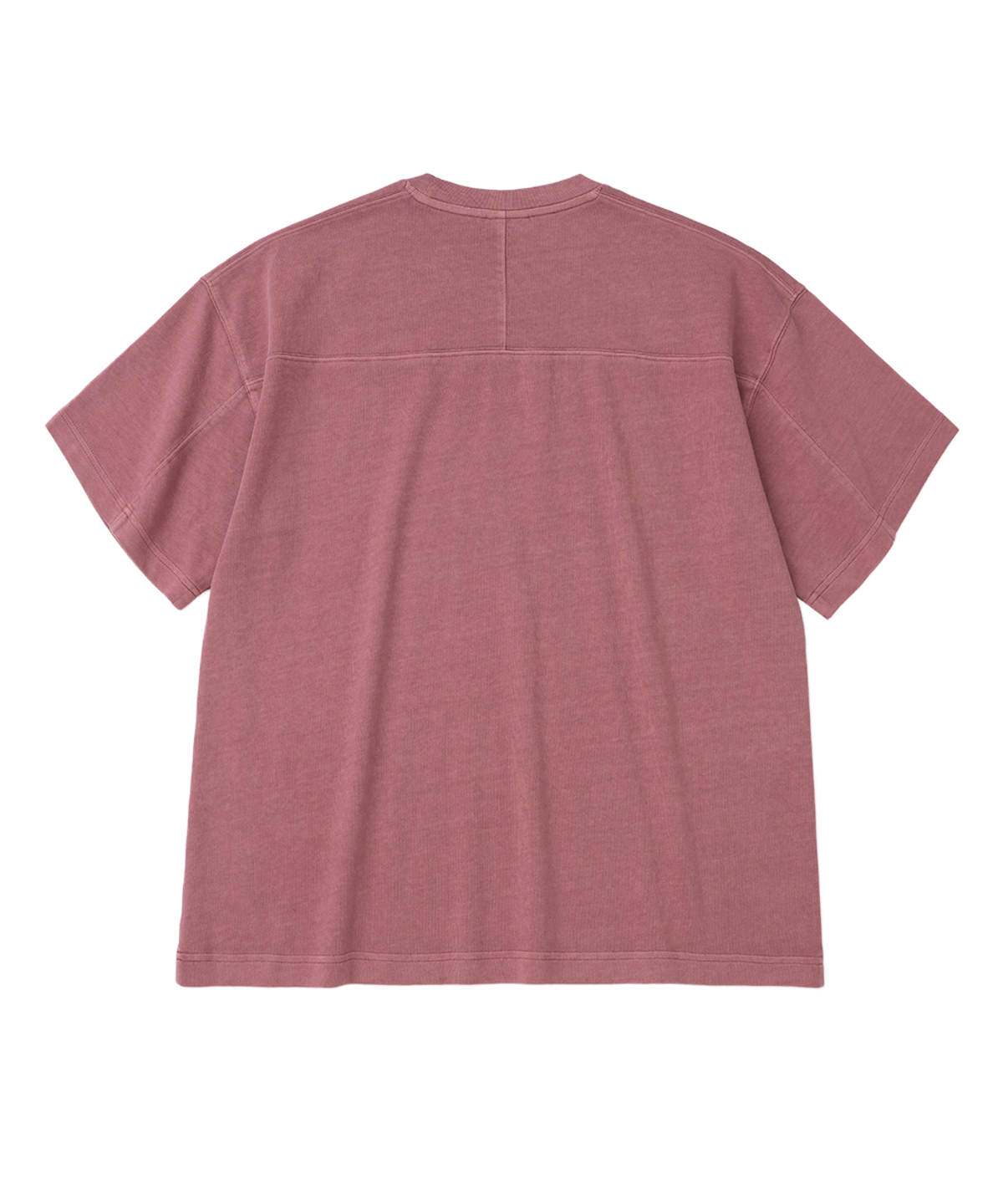 엑스오엑스(XOX) 피그먼트 워싱 뒷절개 반팔 티셔츠[PINK]
