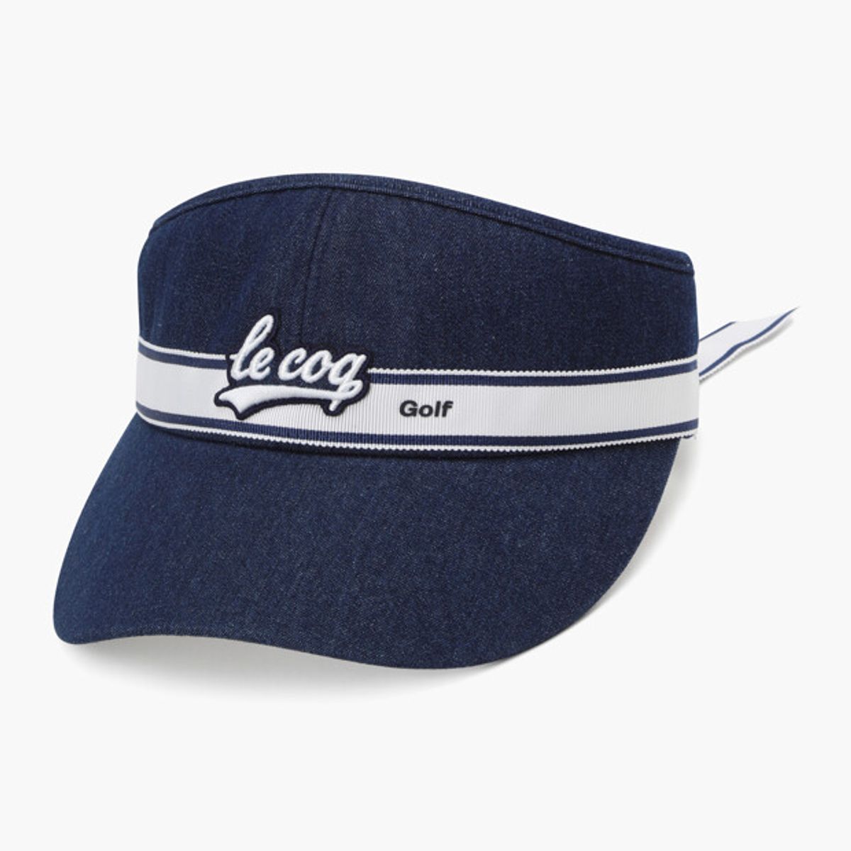 르꼬끄 골프(LECOQ GOLF) 여성 솔리드 하이 바이저 _NAVY GR122LSV11