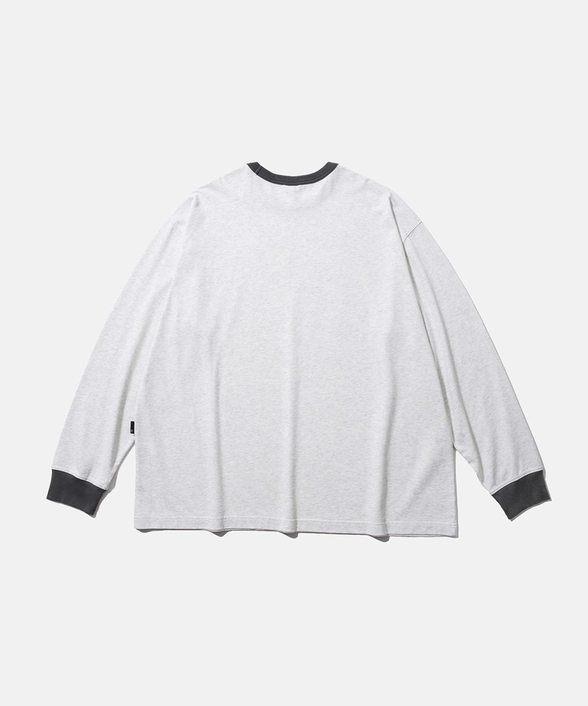 모이프(MOIF) [SS26] RINGER L/S TEE / LIGHT HEATHER GRAY