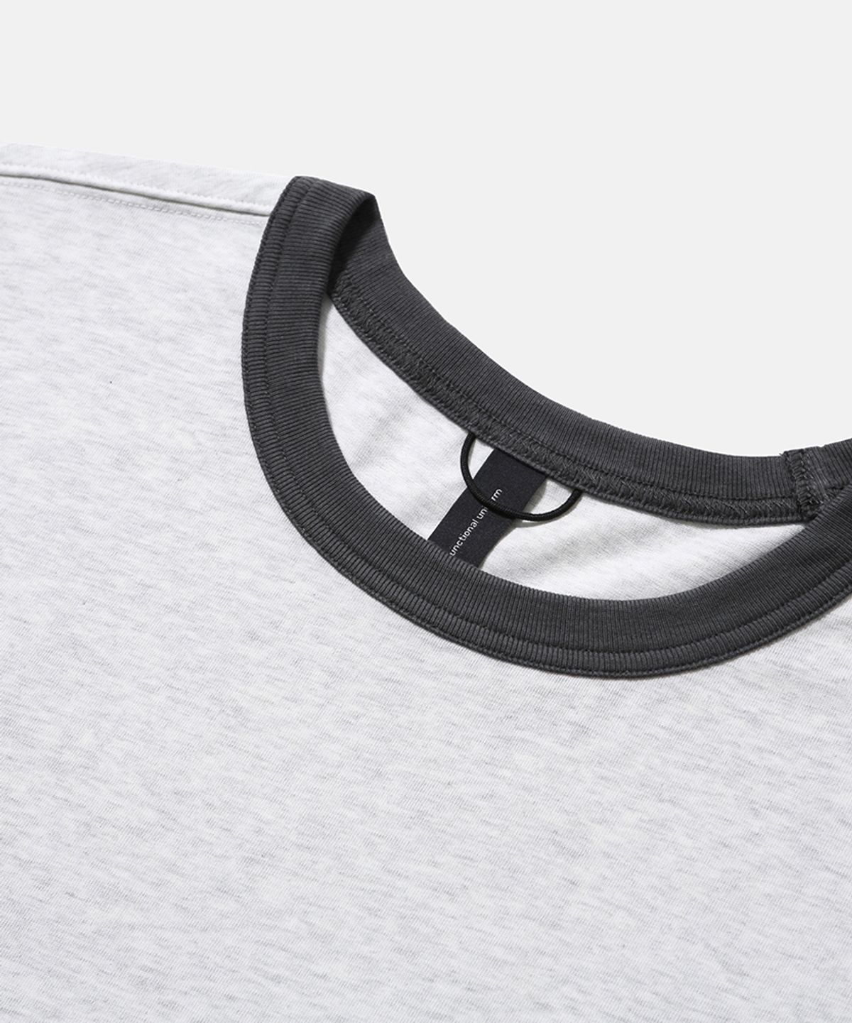 모이프(MOIF) [SS26] RINGER L/S TEE / LIGHT HEATHER GRAY