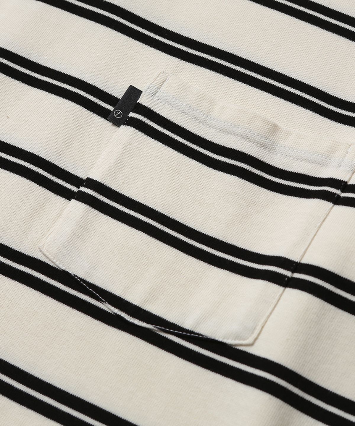 모이프(MOIF) [SS26] WIDE POLO L/S SHIRT / ECRU STRIPE