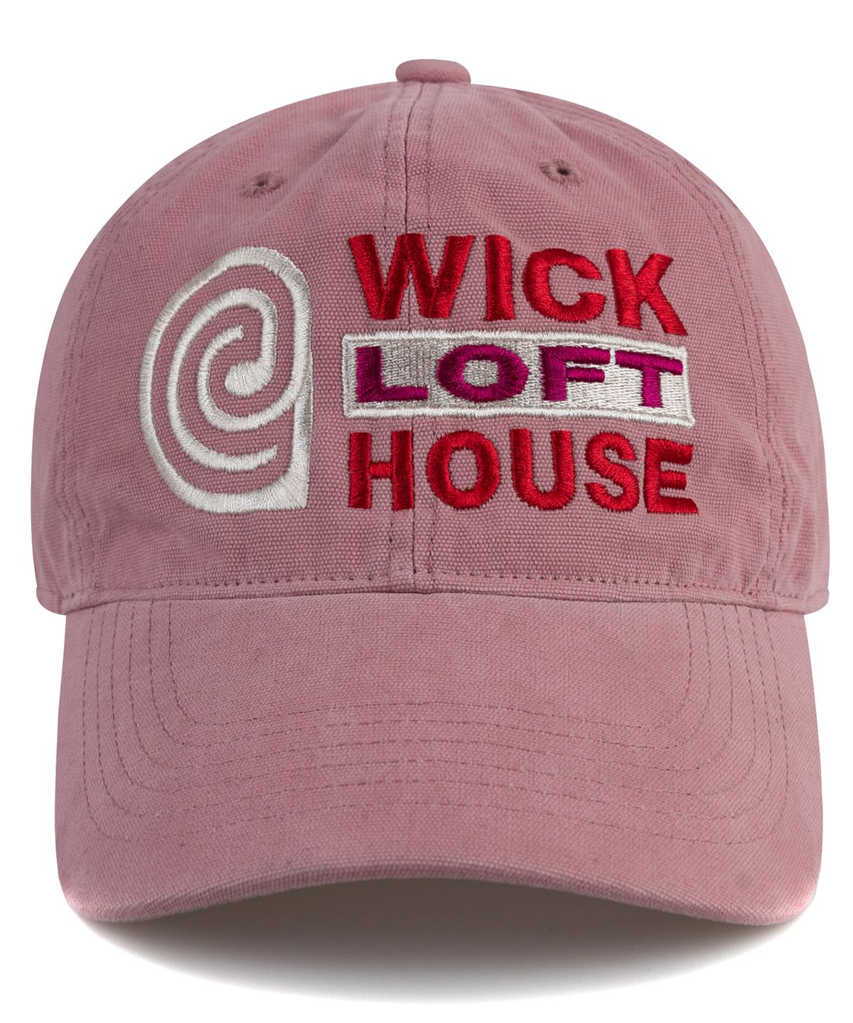 윅(WICK) e LOFT HOUSE 캔버스 볼캡-핑크