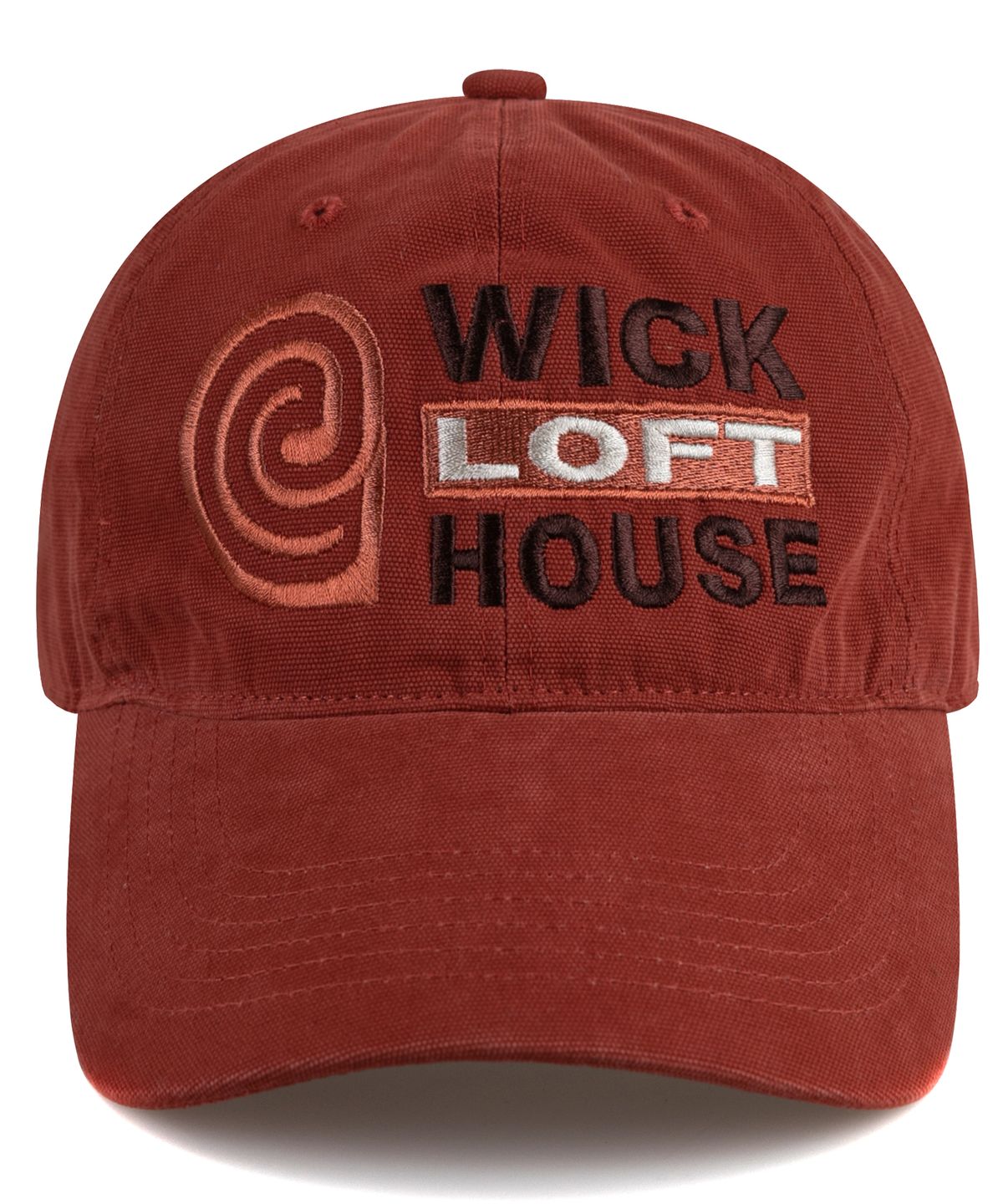 윅(WICK) e LOFT HOUSE 캔버스 볼캡-브릭