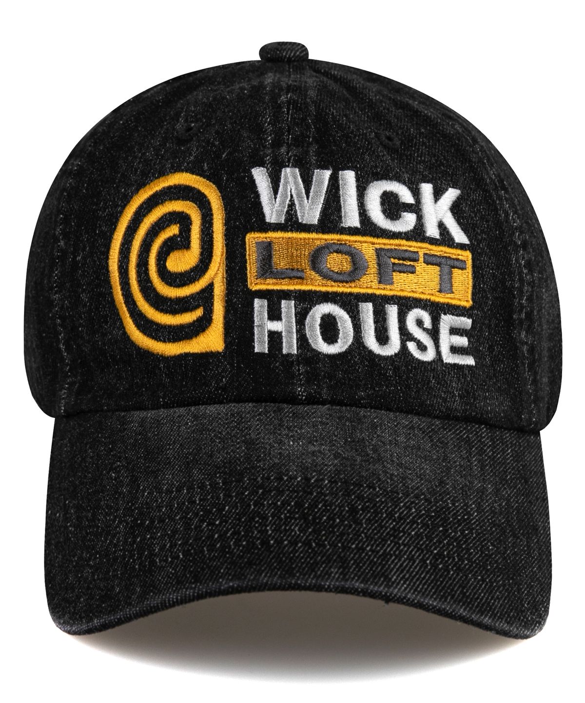 윅(WICK) e LOFT HOUSE 데님 볼캡-블랙 데님