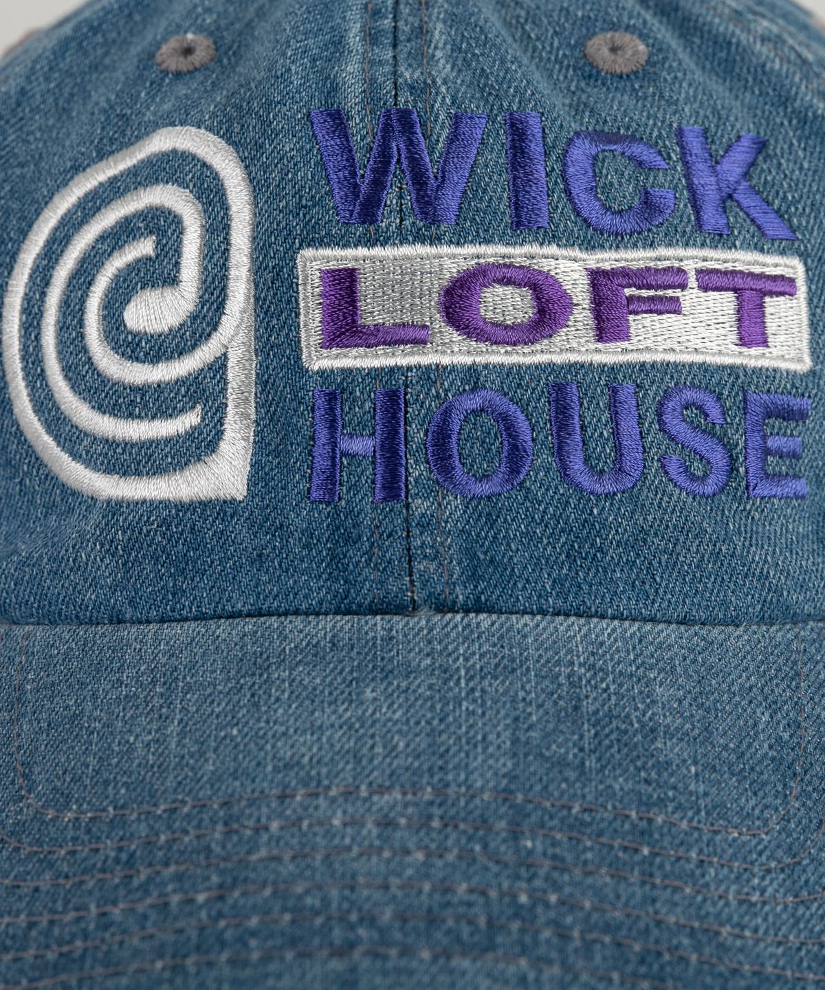 윅(WICK) e LOFT HOUSE 데님 볼캡-라이트 블루