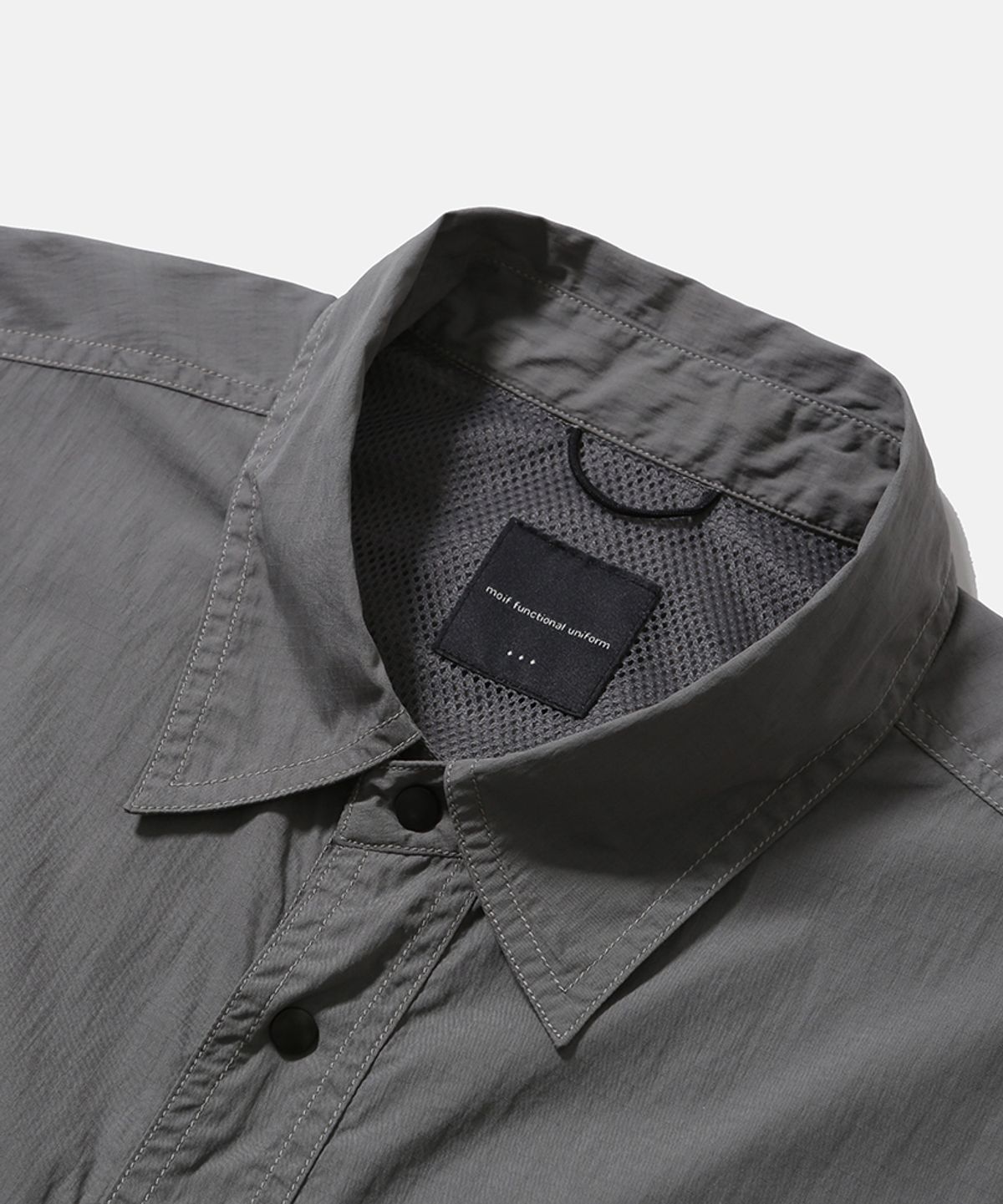 모이프(MOIF) [SS26] UTILITY DEPOT SHIRT / ZINC GRAY