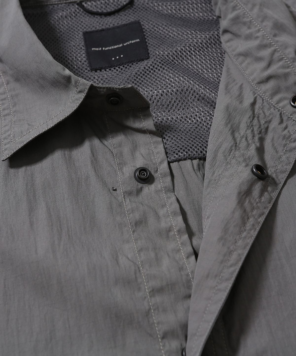 모이프(MOIF) [SS26] UTILITY DEPOT SHIRT / ZINC GRAY