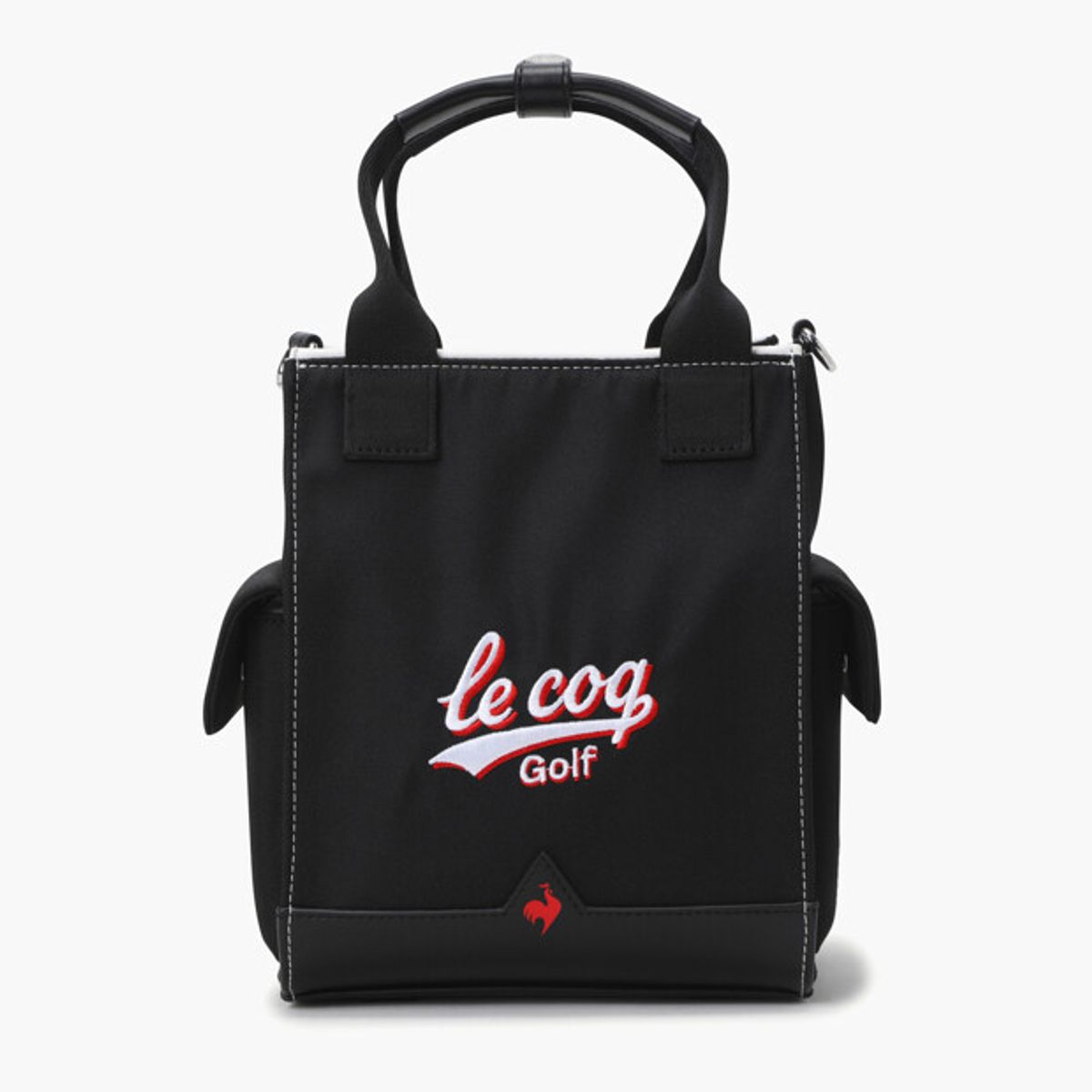 르꼬끄 골프(LECOQ GOLF) 여성 포켓 미니 토트백 _BLCK GR122LBG35