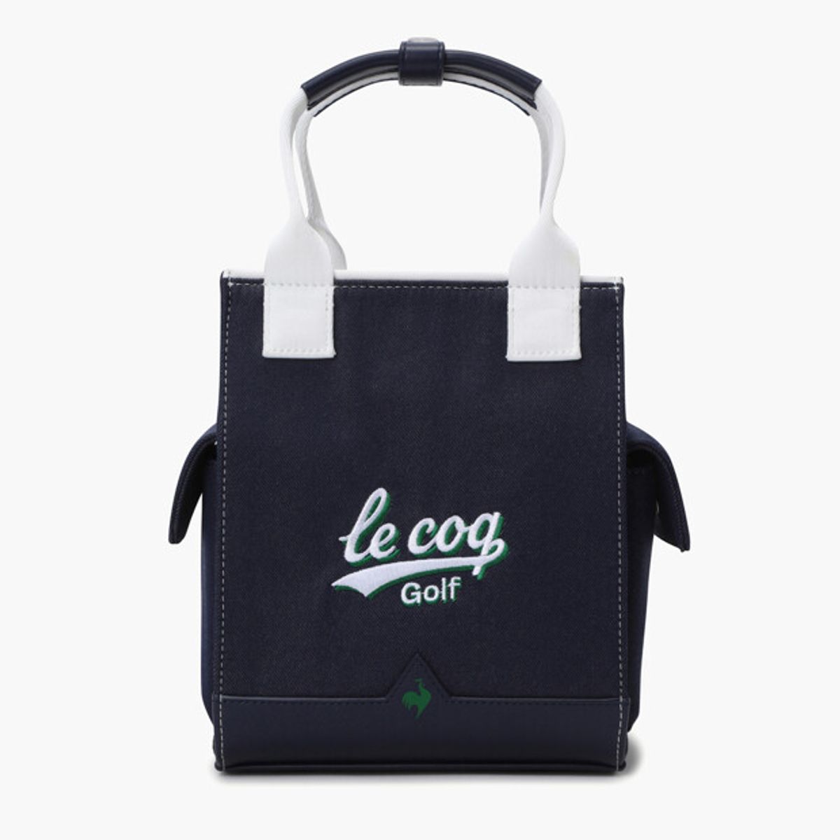 르꼬끄 골프(LECOQ GOLF) 여성 포켓 미니 토트백 _NAVY GR122LBG35