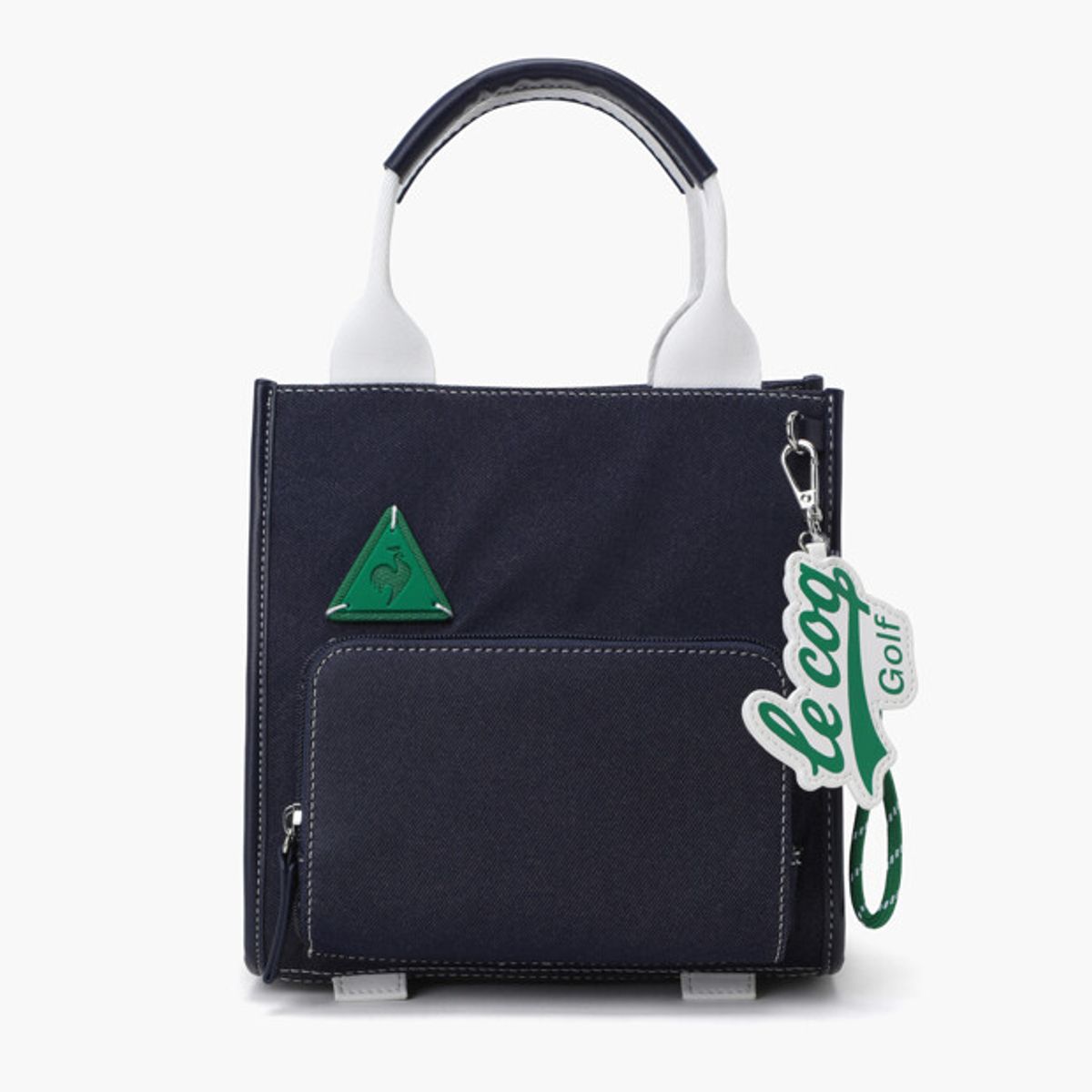 르꼬끄 골프(LECOQ GOLF) 여성 포켓 미니 토트백 (키링 SET) _NAVY GR122LBG36